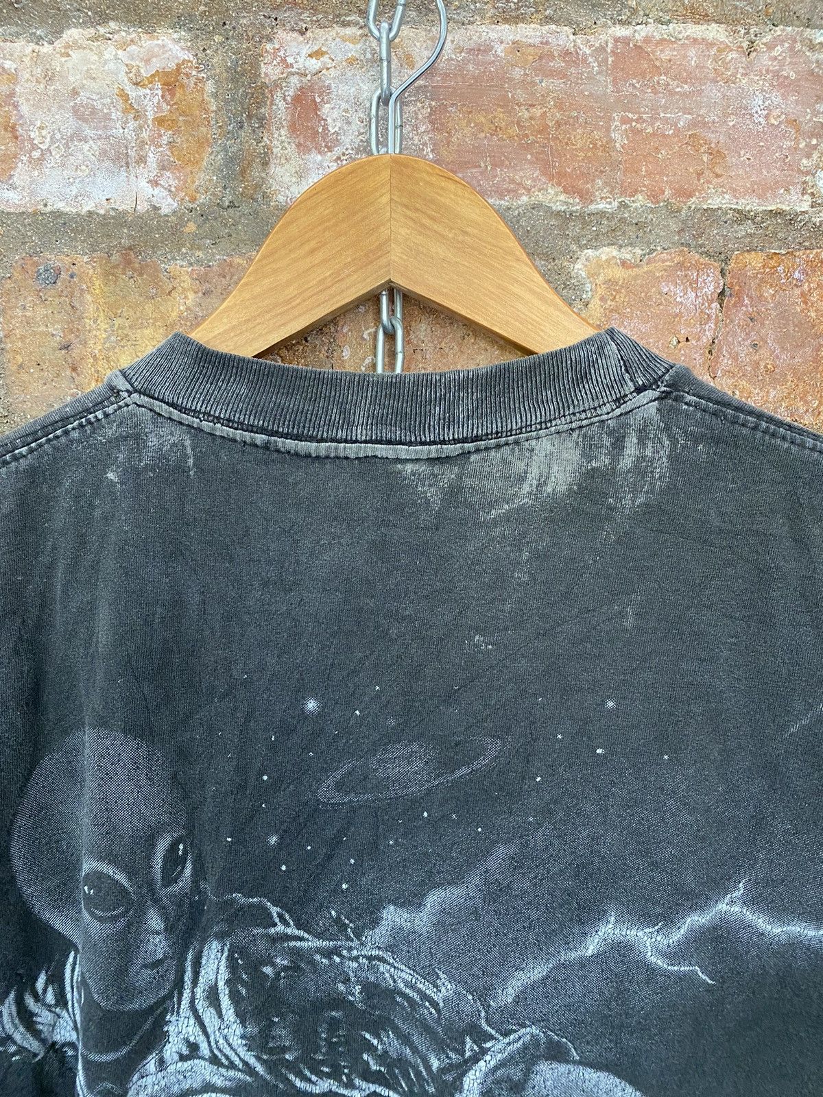 Vintage 90s Green Alien skate punk by R.K. Stratman Harley Davidson Size US L / EU 52-54 / 3 - 10 Thumbnail