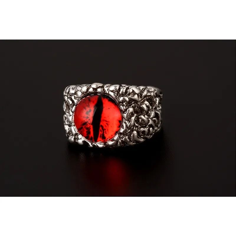 Jewelry Red Evil Eye Adjustable Ring Size ONE SIZE - 1 Thumbnail