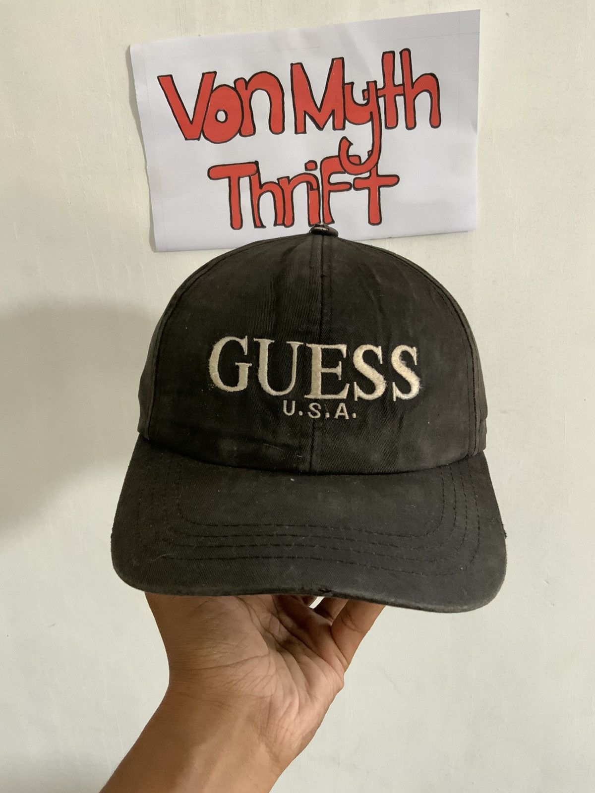 Guess Guess U.S.A Rusty Vintage Hat Size ONE SIZE - 5 Thumbnail