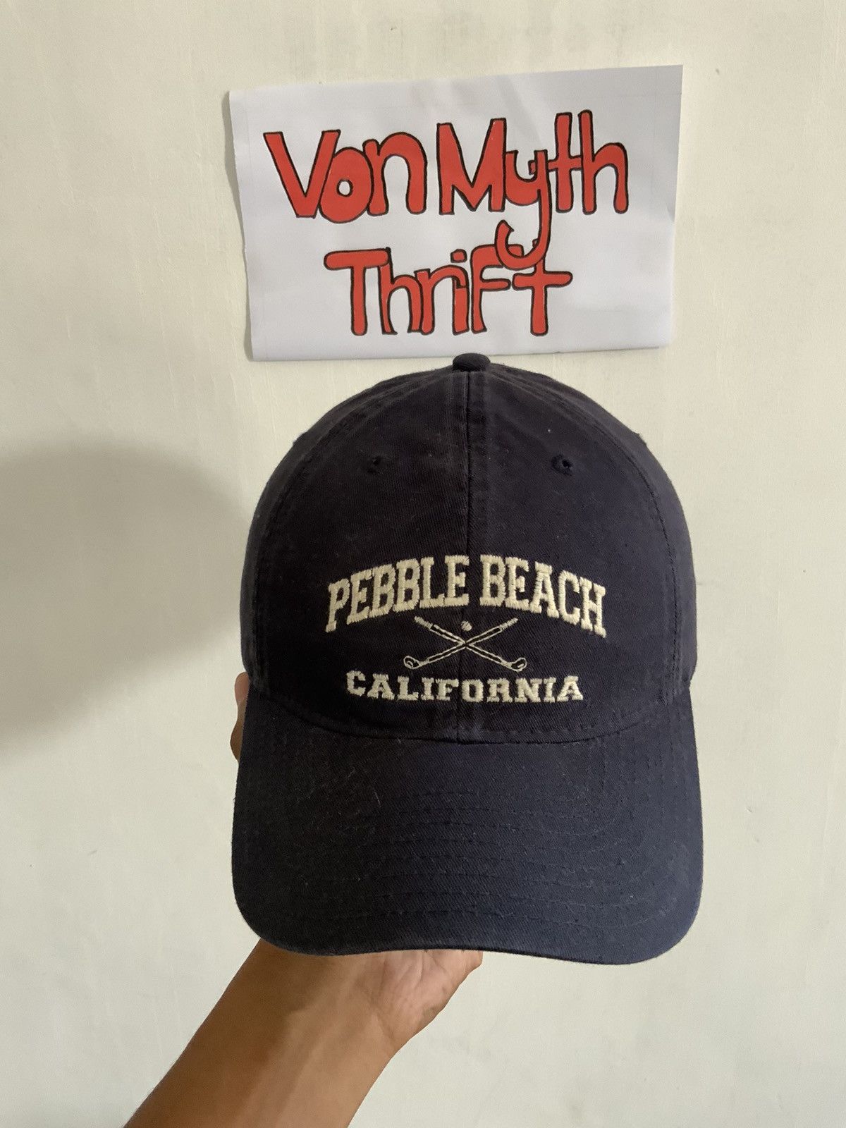 Vintage Pebble Beach California Spellout by Legacy Hat Size ONE SIZE - 1 Thumbnail