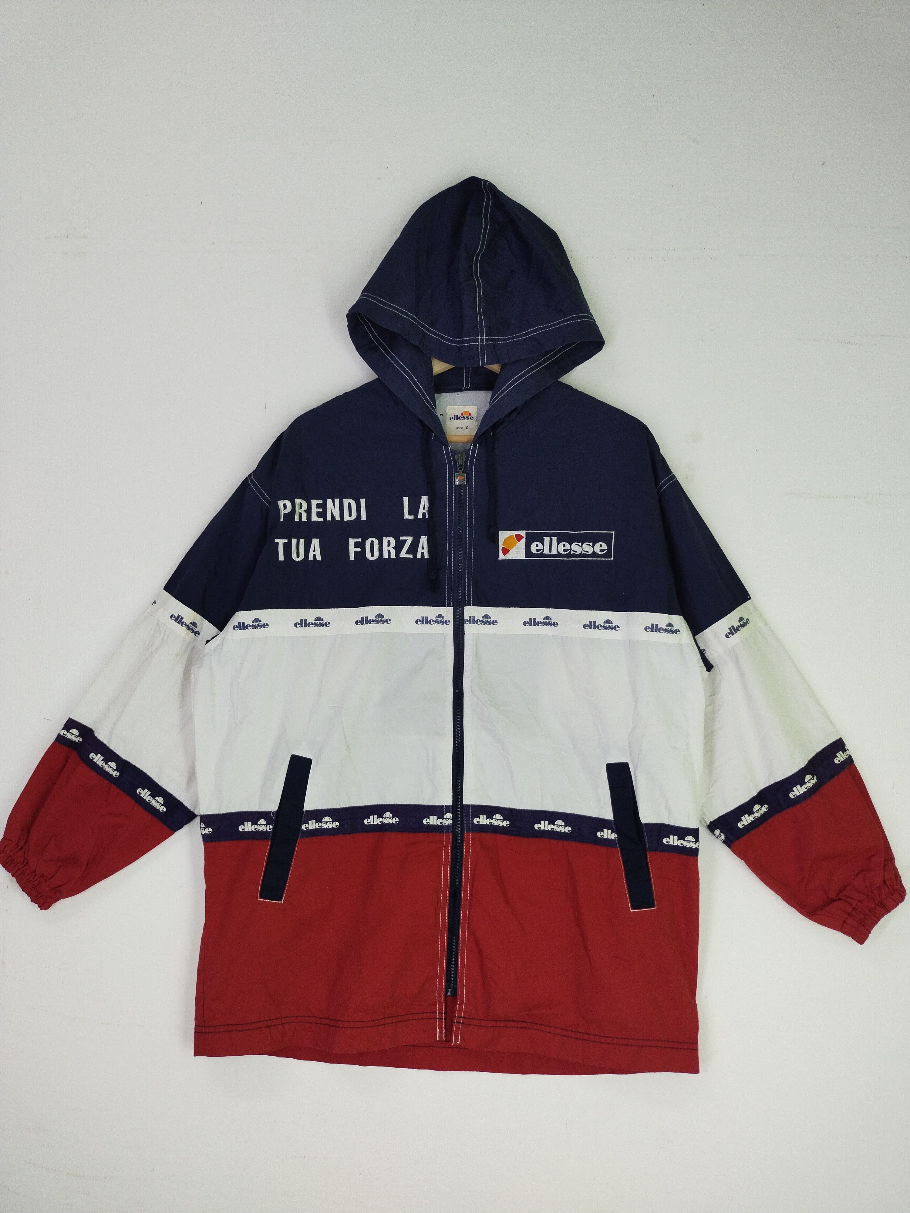 Ellesse 🤝 BINDING OFFER 🤝 VTG Embroidery Windbreaker Jacket Size US L / EU 52-54 / 3 - 1 Thumbnail