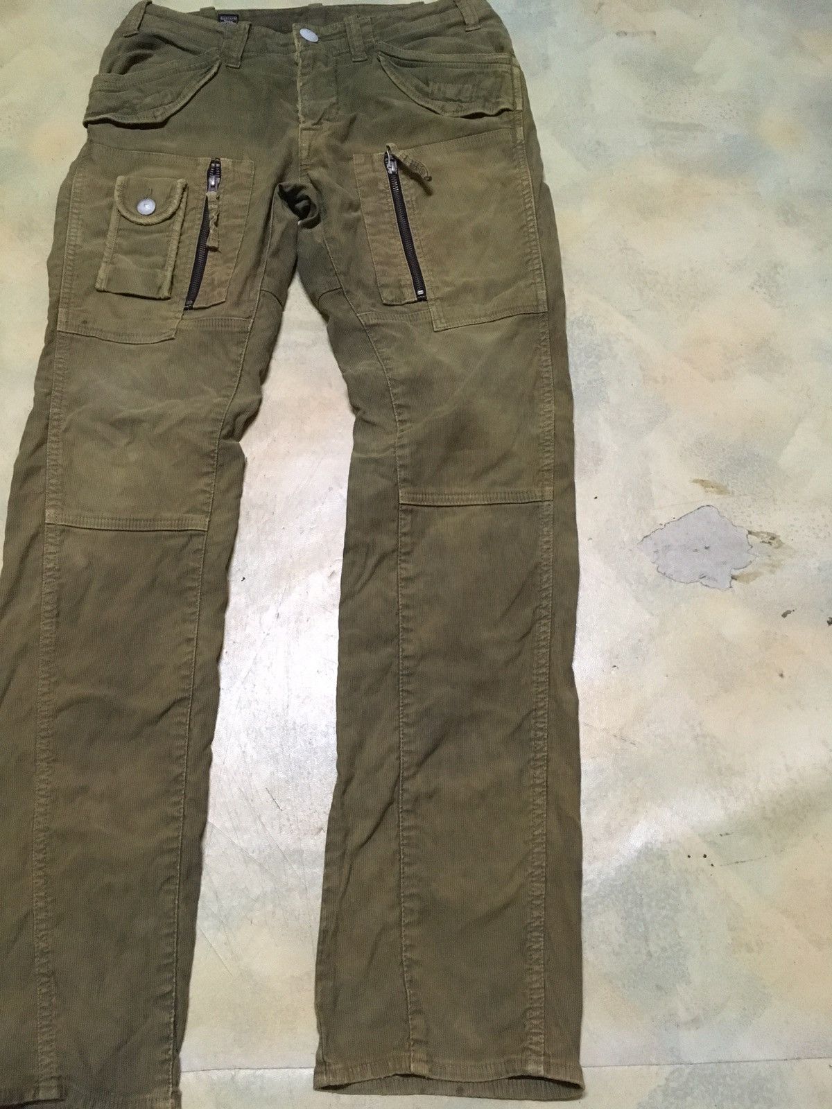 Japanese Brand Distressed Bartack Cargo Multipockets Tactical Style Size US 32 / EU 48 - 6 Thumbnail