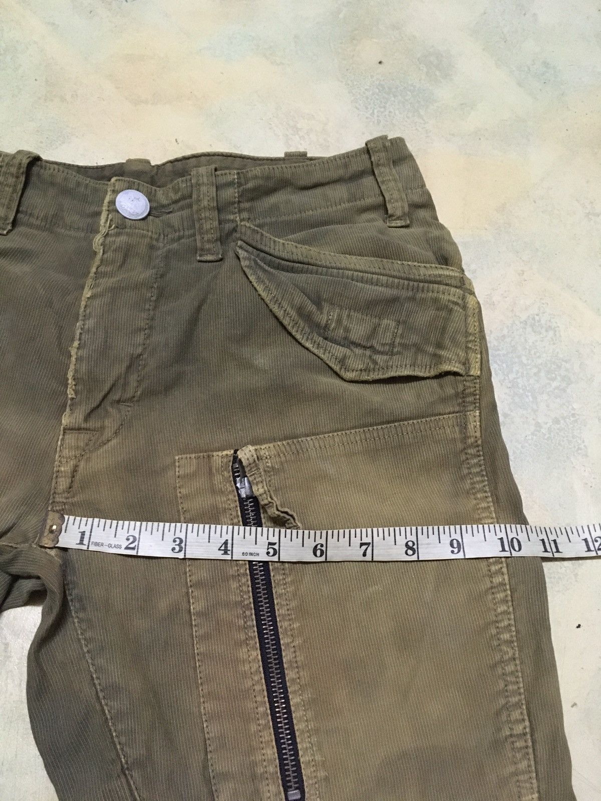 Japanese Brand Distressed Bartack Cargo Multipockets Tactical Style Size US 32 / EU 48 - 14 Thumbnail