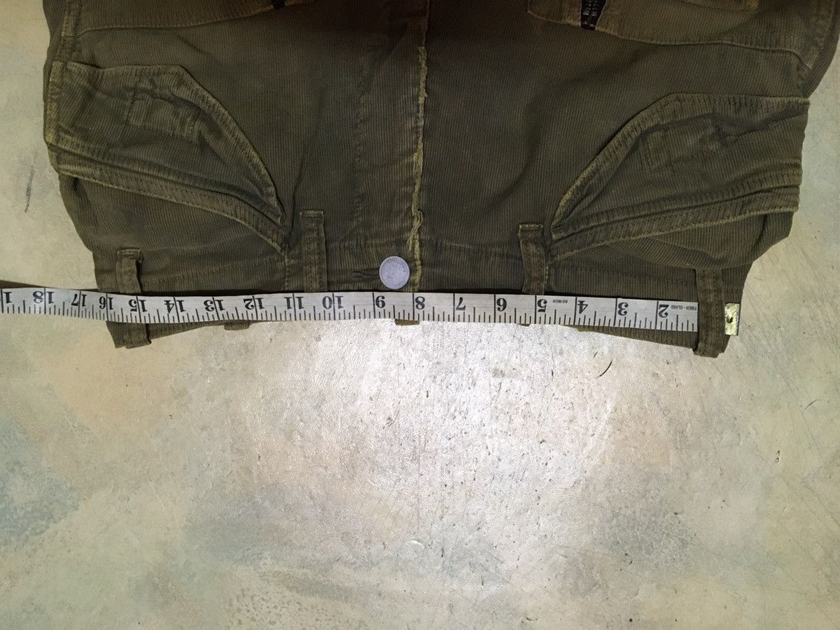 Japanese Brand Distressed Bartack Cargo Multipockets Tactical Style Size US 32 / EU 48 - 12 Thumbnail