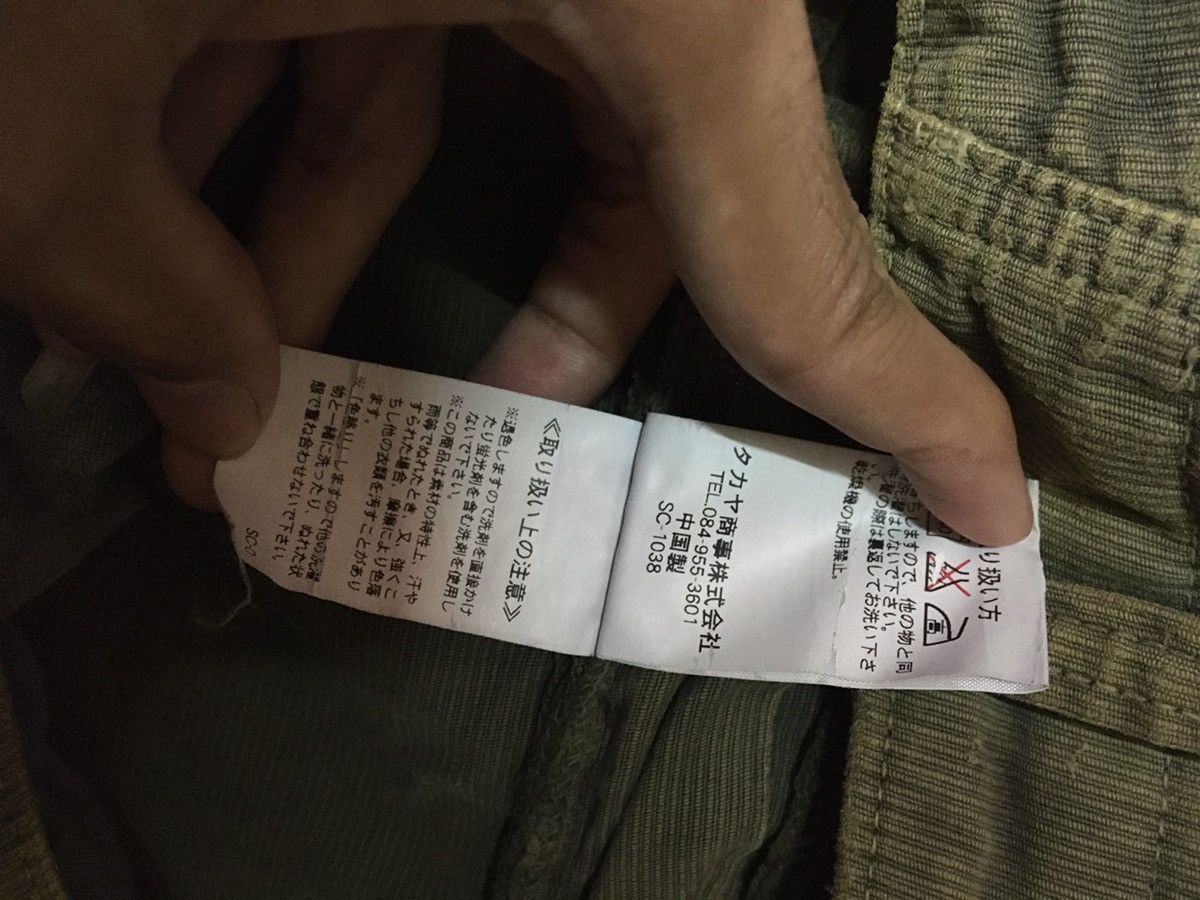 Japanese Brand Distressed Bartack Cargo Multipockets Tactical Style Size US 32 / EU 48 - 11 Thumbnail