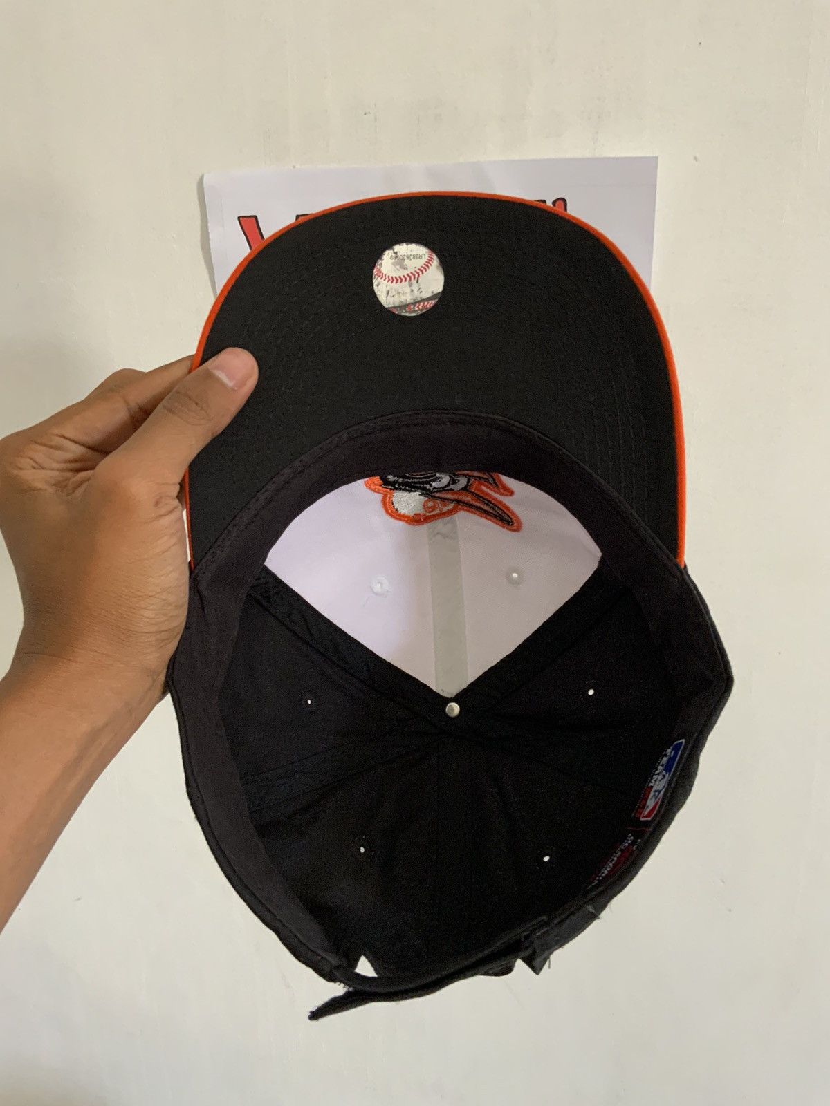 MLB Orange MLB Duck Hat Size ONE SIZE - 9 Thumbnail