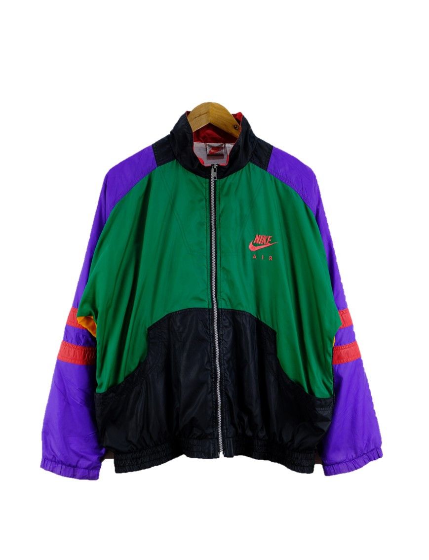Nike Vintage Nike Air Jordan Colourful Rare Jacket Size US XL / EU 56 / 4 - 4 Thumbnail