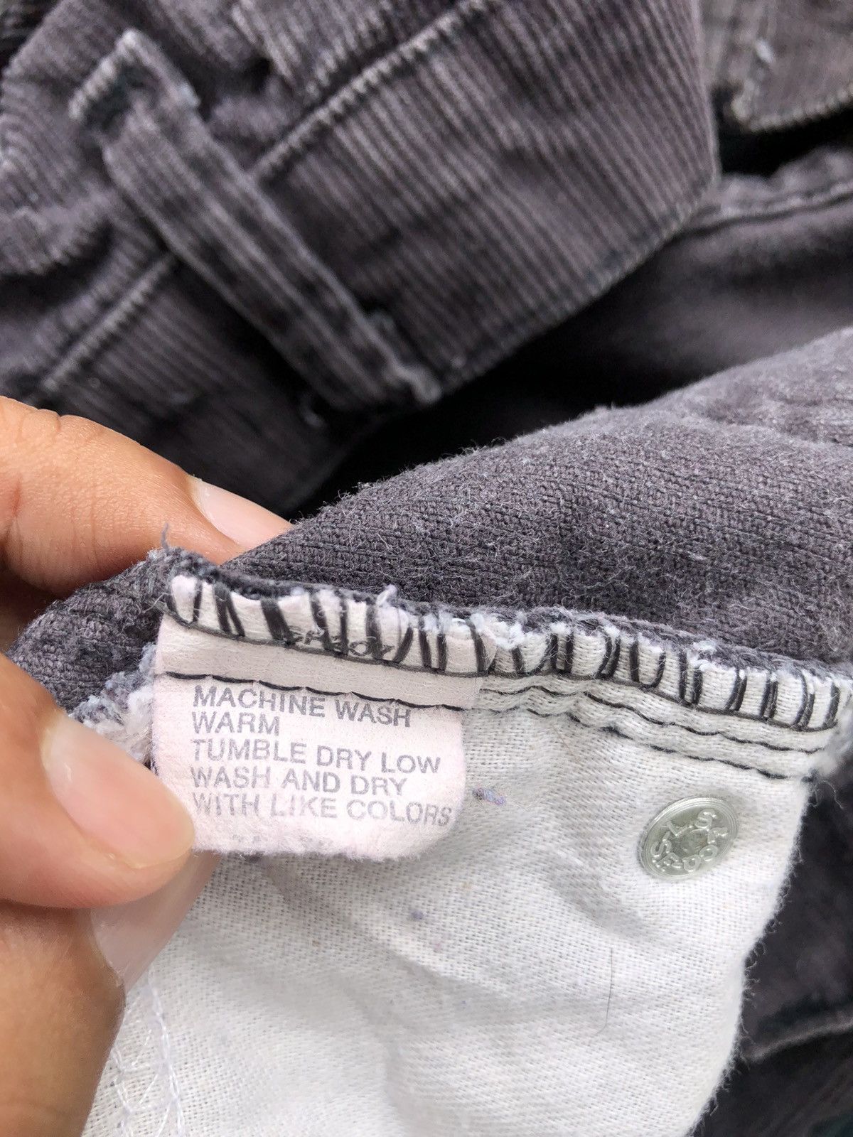 If Six Was Nine Vintage 80’s Levi’s Flared Jeans Corduroy Pants 517 Size US 33 - 14 Thumbnail