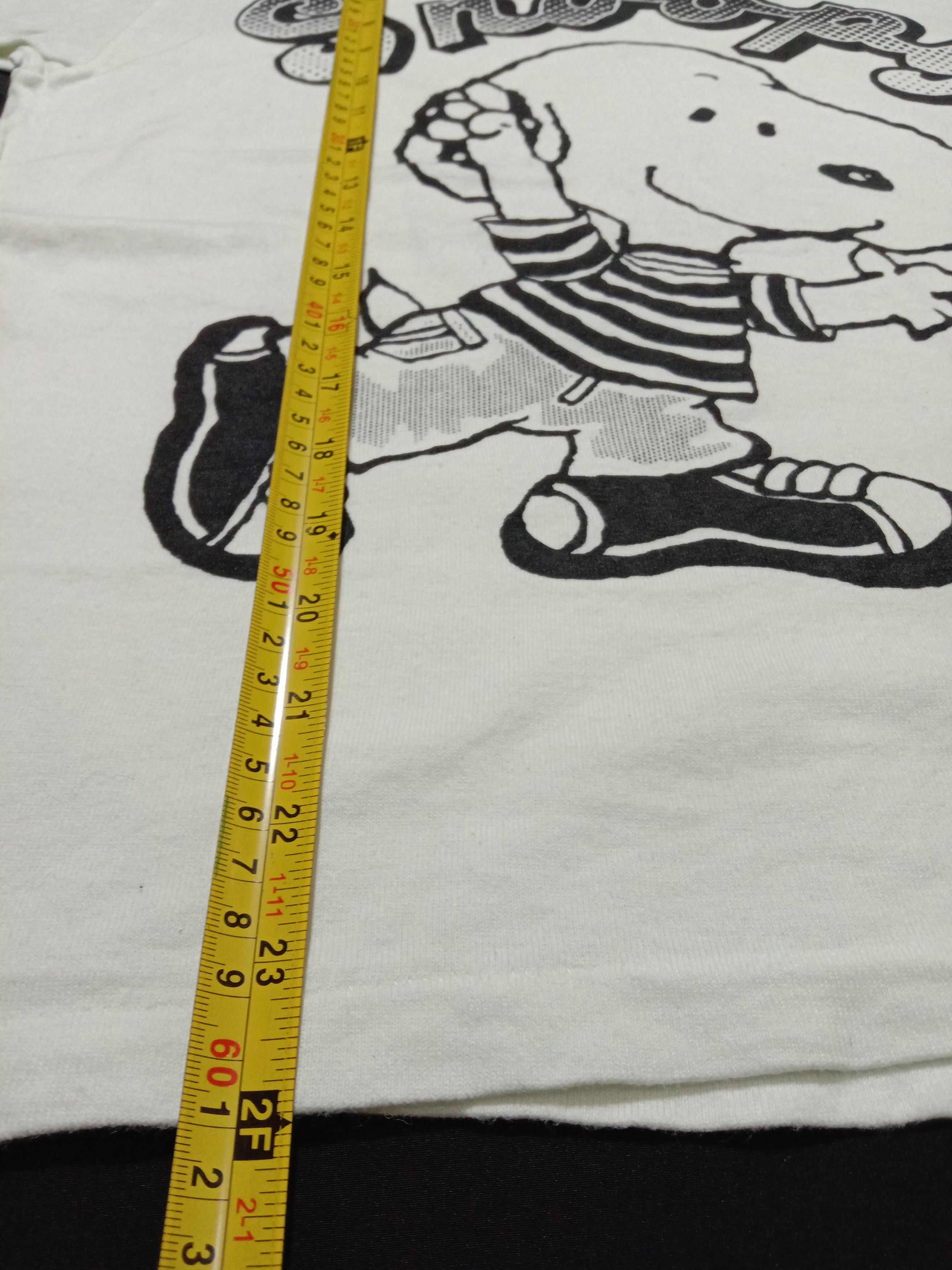 Cartoon Network × Peanuts × Syndicate Vintage 90s Snoopy X Peanuts White Shirt Big Cover Print Size M / US 6-8 / IT 42-44 - 8 Thumbnail
