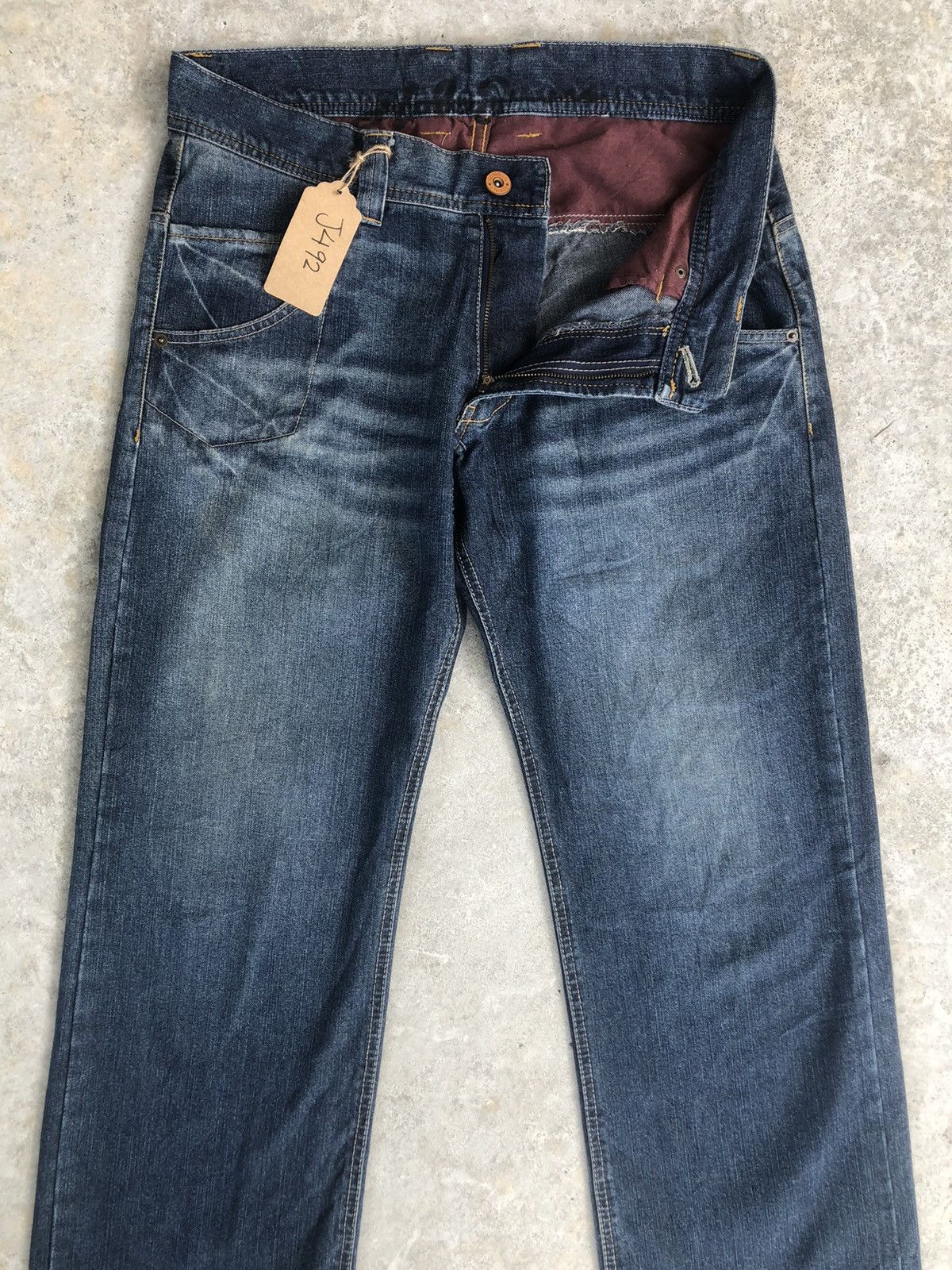 Japanese Brand Japanese hobo Dragon Skulls Embroidered Jeans Loose Cut Size US 34 / EU 50 - 3 Thumbnail