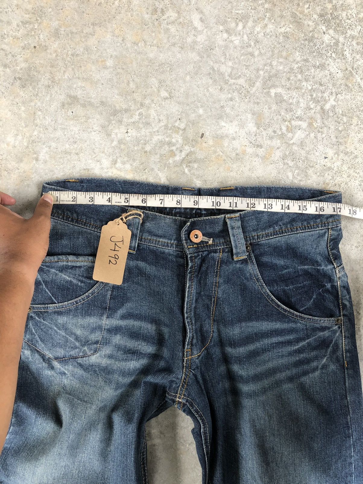 Japanese Brand Japanese hobo Dragon Skulls Embroidered Jeans Loose Cut Size US 34 / EU 50 - 16 Thumbnail