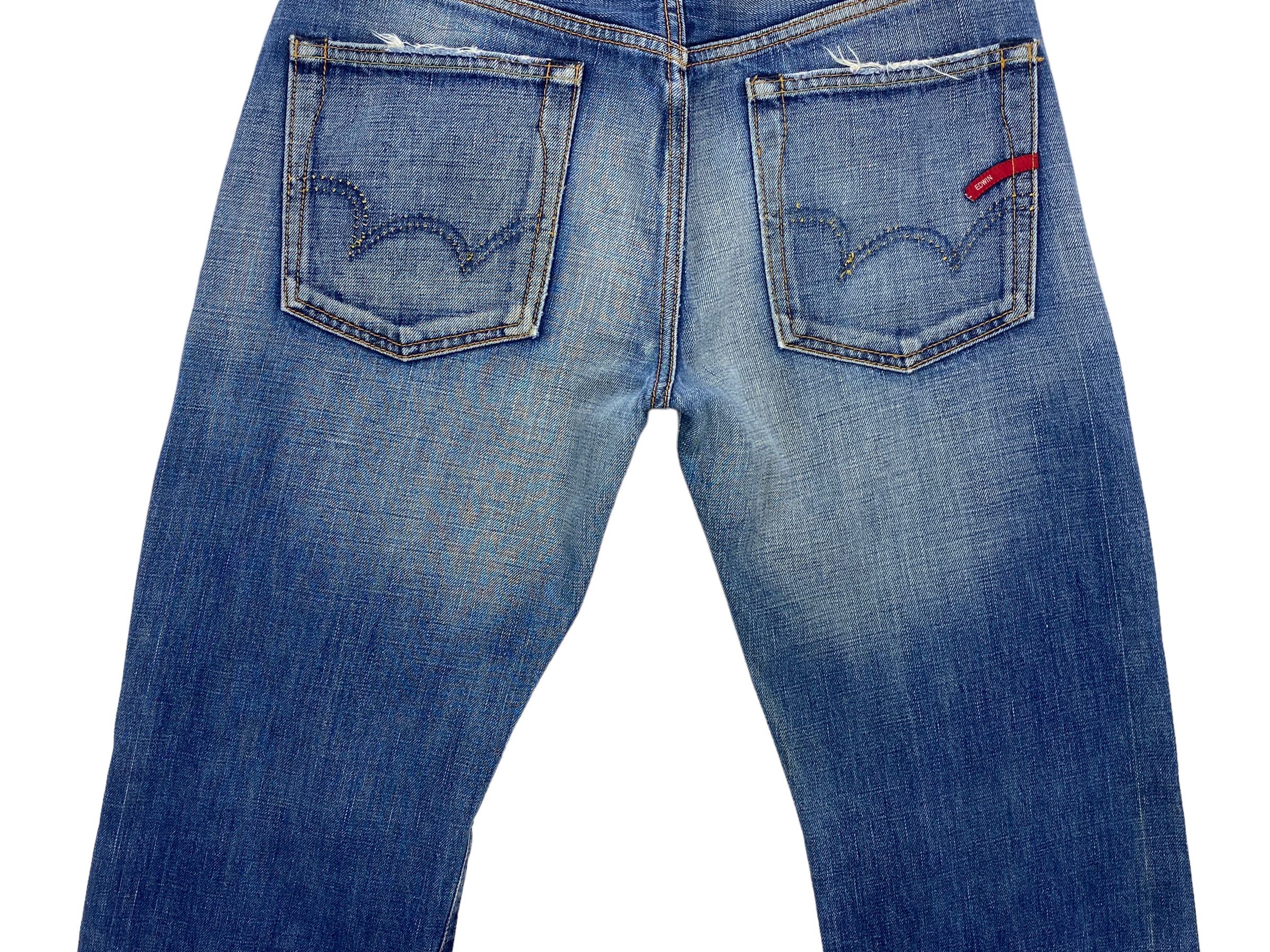 Edwin Edwin Jeans Selvedge Jeans Medium Wash Jeans Size US 31 - 7 Thumbnail