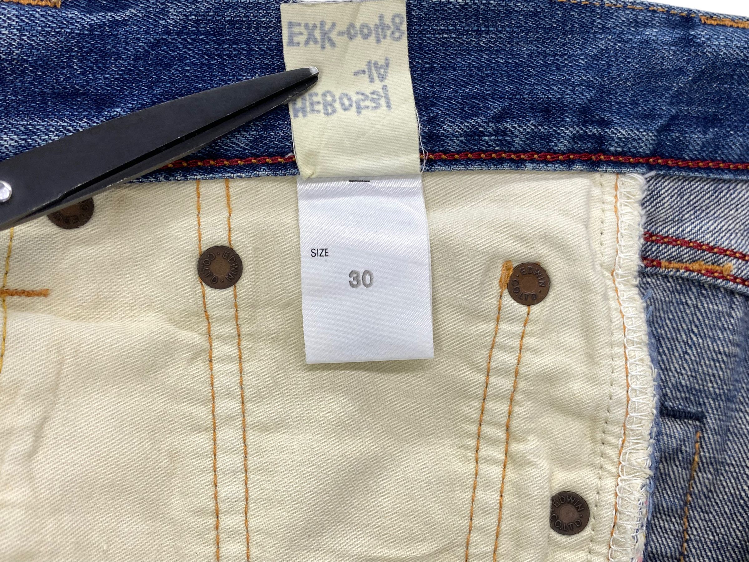 Edwin Edwin Jeans Selvedge Jeans Medium Wash Jeans Size US 31 - 15 Thumbnail