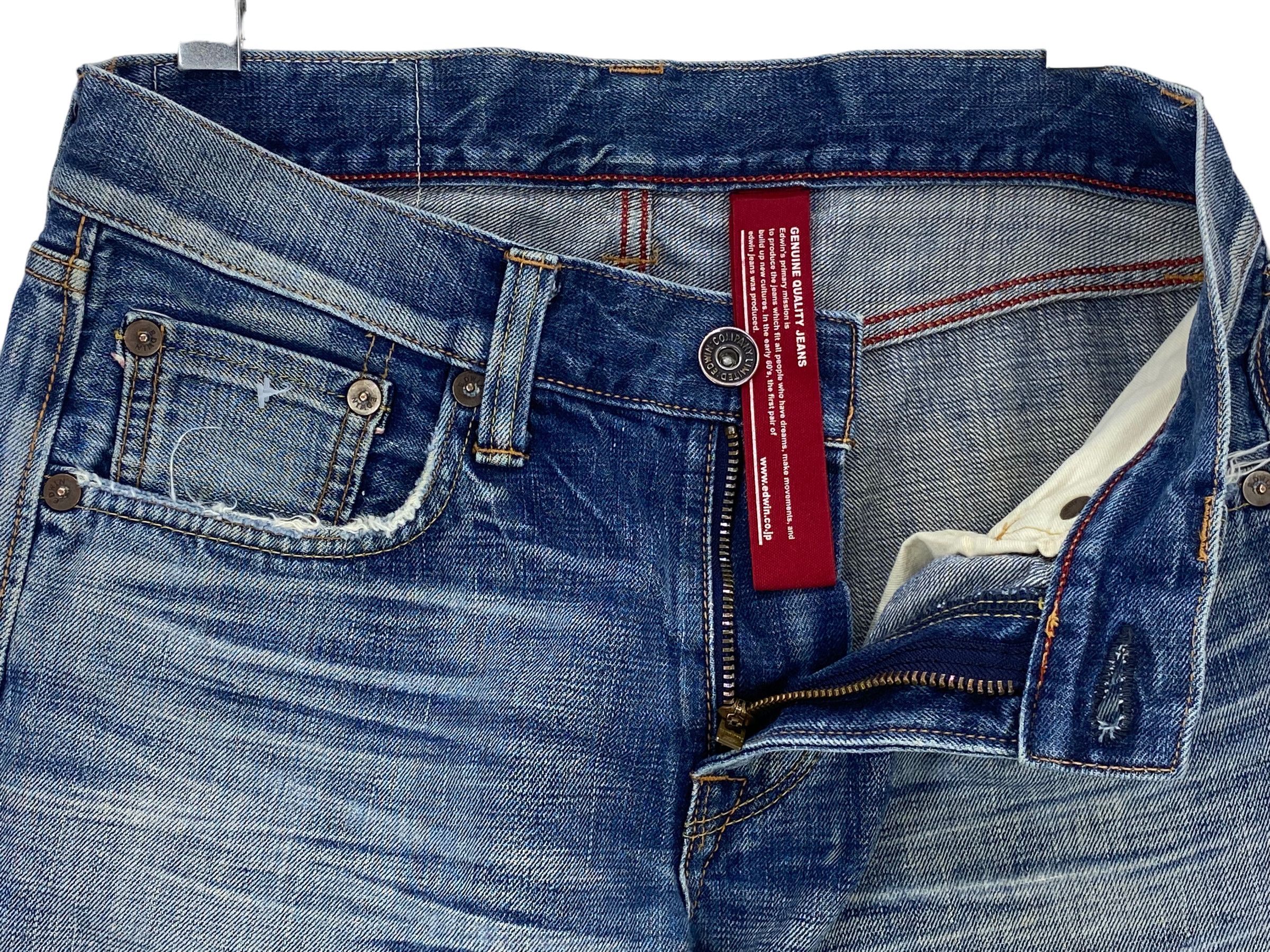 Edwin Edwin Jeans Selvedge Jeans Medium Wash Jeans Size US 31 - 12 Thumbnail