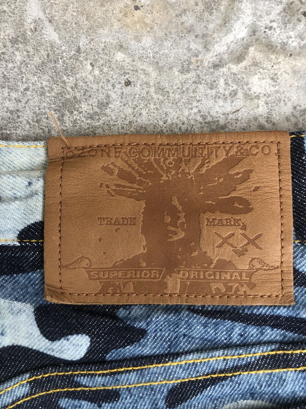 Who Decides War Japanese Ozone Community Flared Jeans Size US 26 / EU 42 - 14 Thumbnail