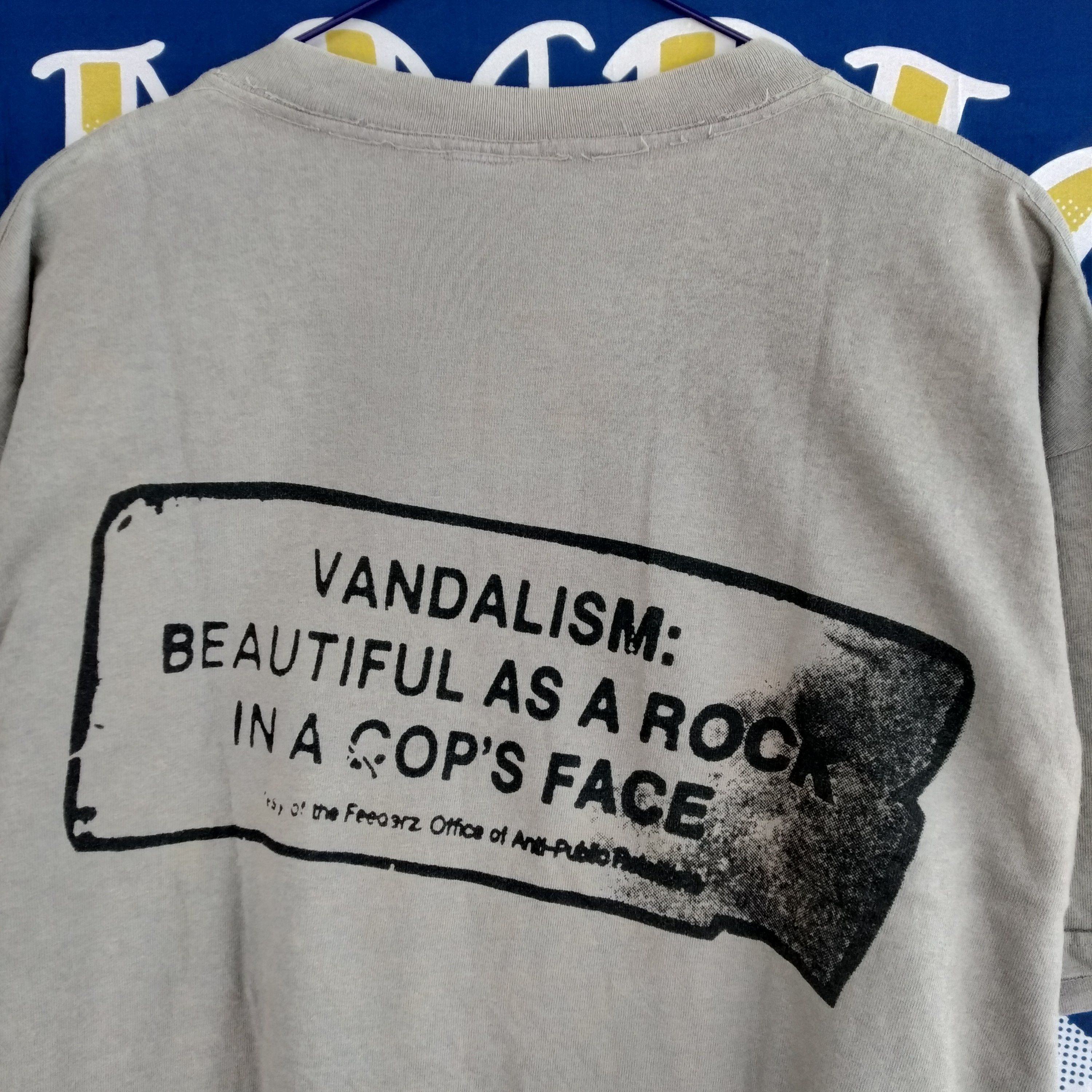 Band Tees × Vintage Vintage Grunge will never die the feederz Nirvana t-shirt Size US L / EU 52-54 / 3 - 3 Thumbnail