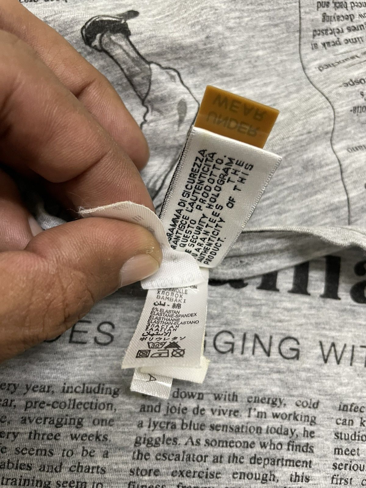 John Galliano John Galliano Underwear Newspaper Longsleeve Tees Size US S / EU 44-46 / 1 - 5 Thumbnail