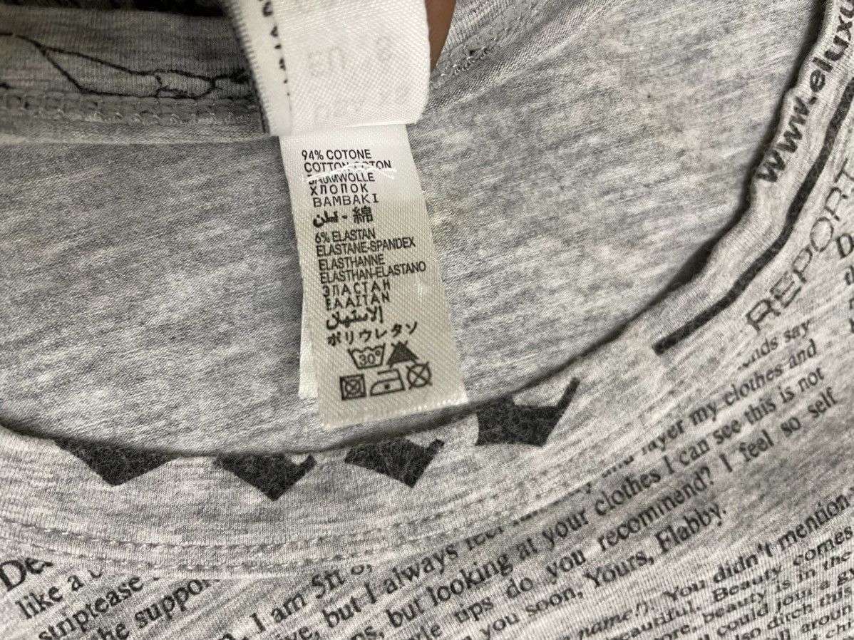John Galliano John Galliano Underwear Newspaper Longsleeve Tees Size US S / EU 44-46 / 1 - 6 Thumbnail