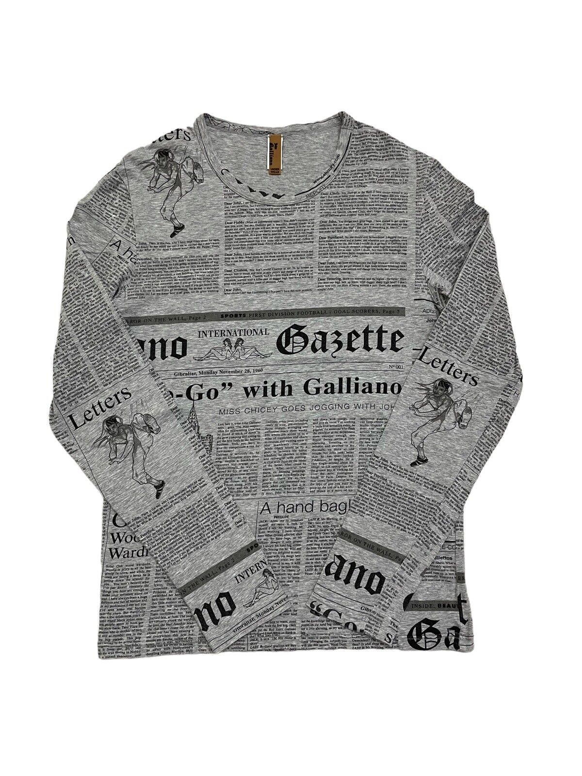 Men's John Galliano Long Sleeve T Shirts | Grailed