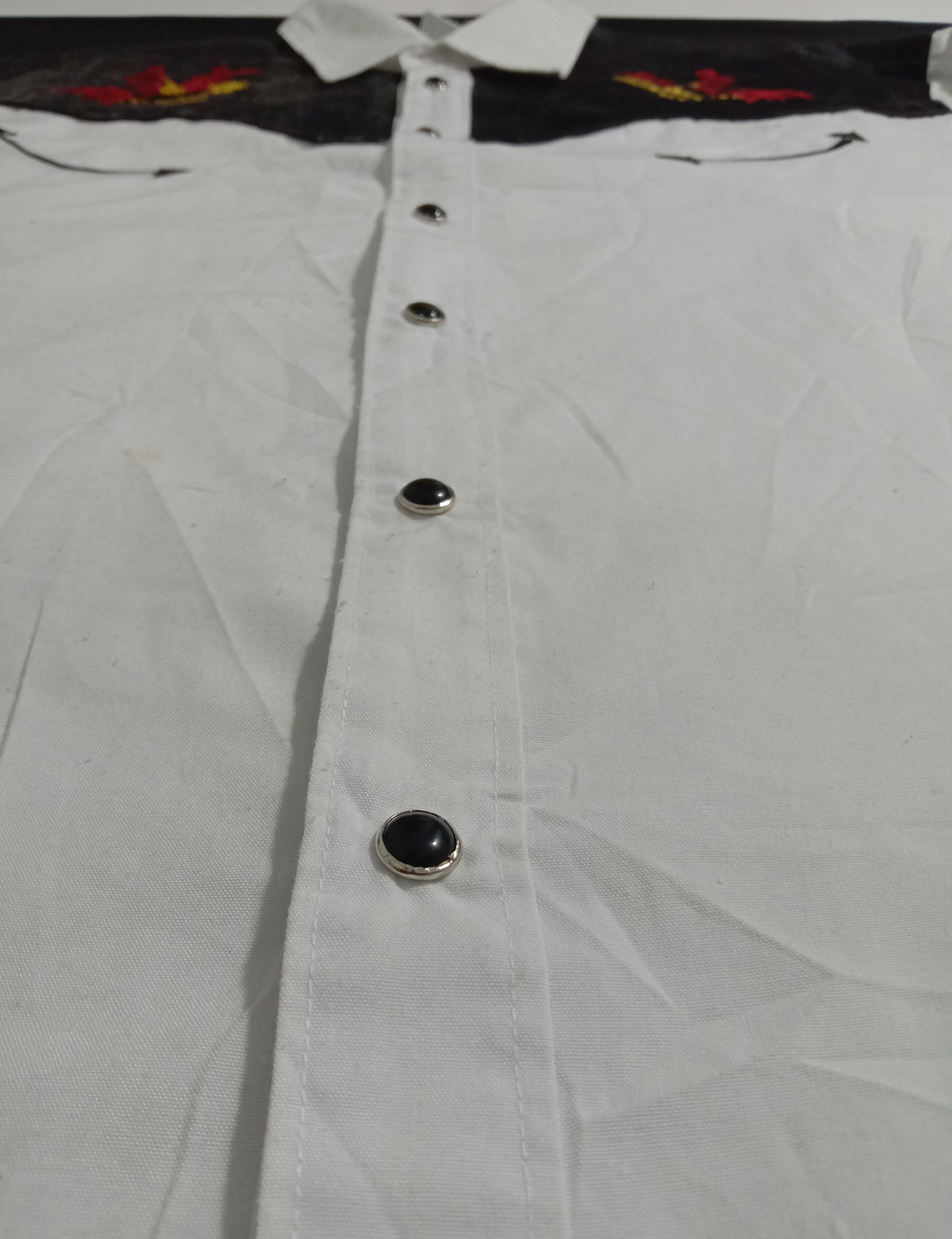 Other Vintage Western Smiley Embroidery Logo Size US XL / EU 56 / 4 - 4 Thumbnail
