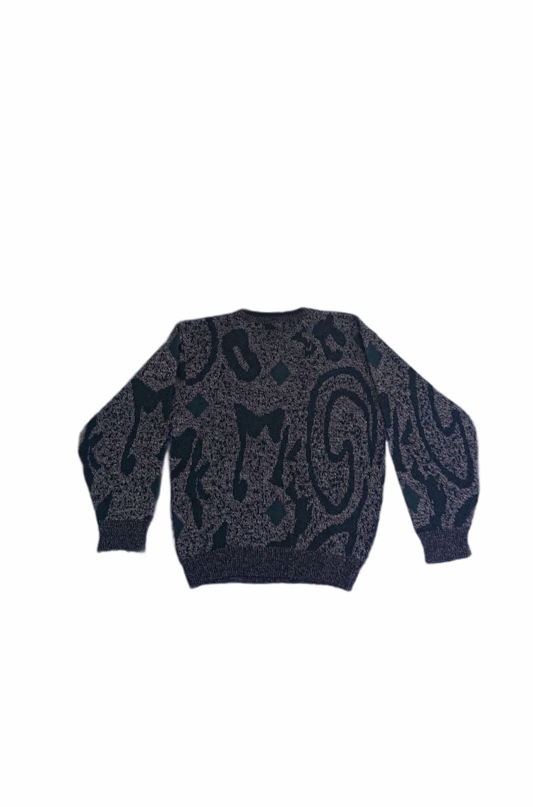Japanese Brand VINTAGE 80s HANDMADE CROCDILE KNITTING X AVANT GARDE Size US L / EU 52-54 / 3 - 2 Thumbnail