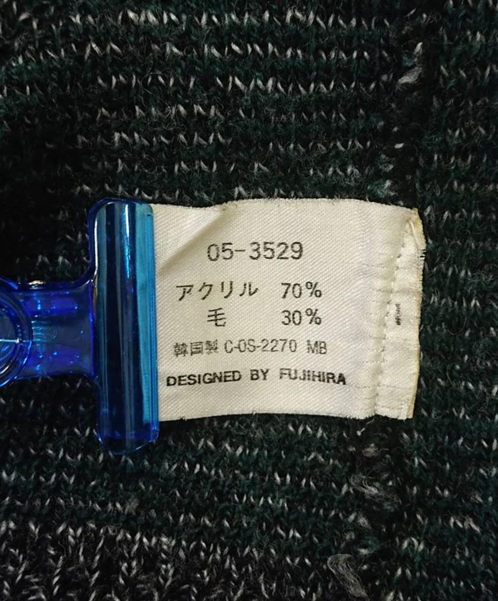 Japanese Brand VINTAGE 80s HANDMADE CROCDILE KNITTING X AVANT GARDE Size US L / EU 52-54 / 3 - 3 Thumbnail
