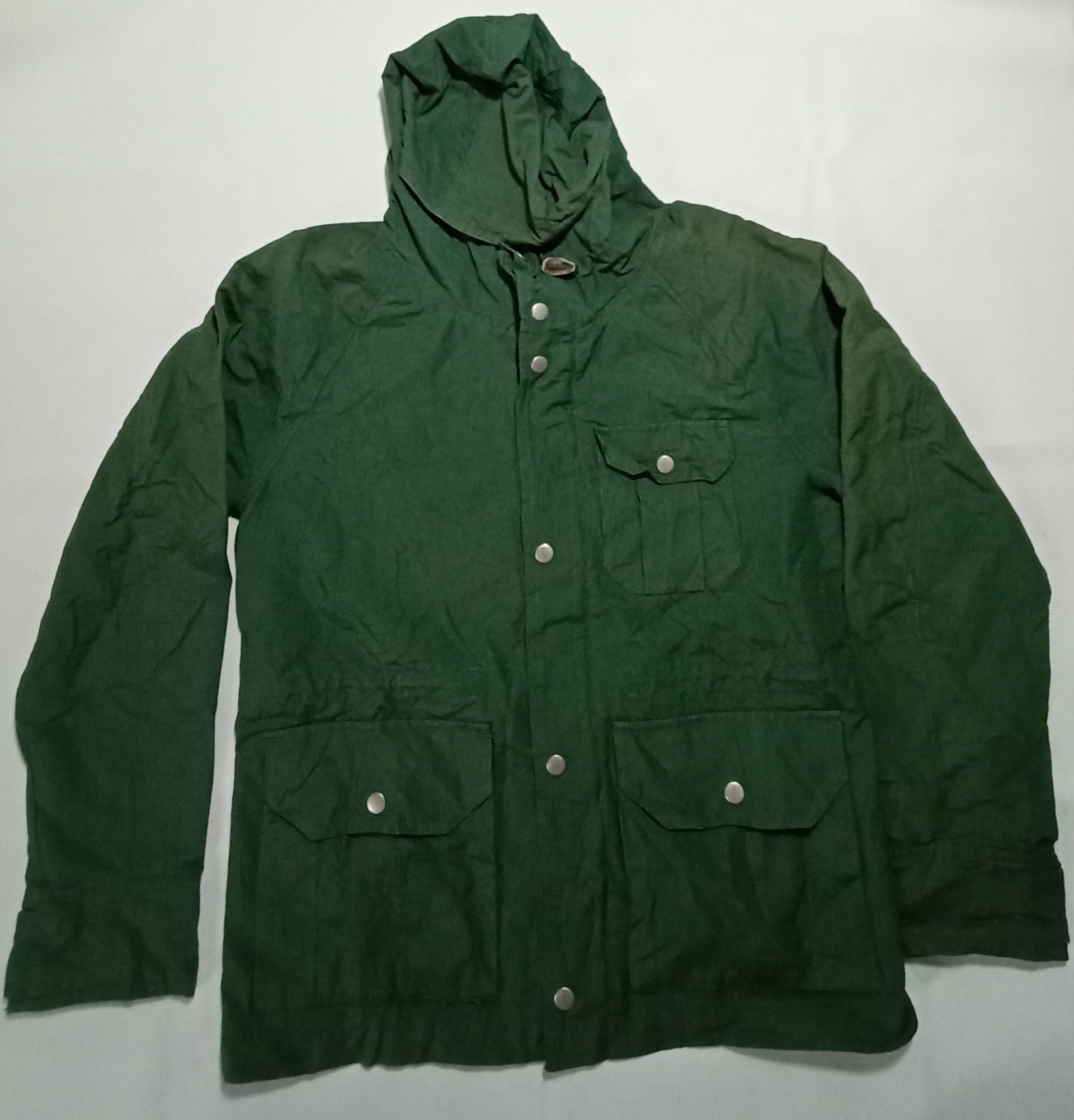 ABAHOUSE Abahouse Ecru Green Heavy Jacket Hoodies Military Style Size US S / EU 44-46 / 1 - 1 Thumbnail