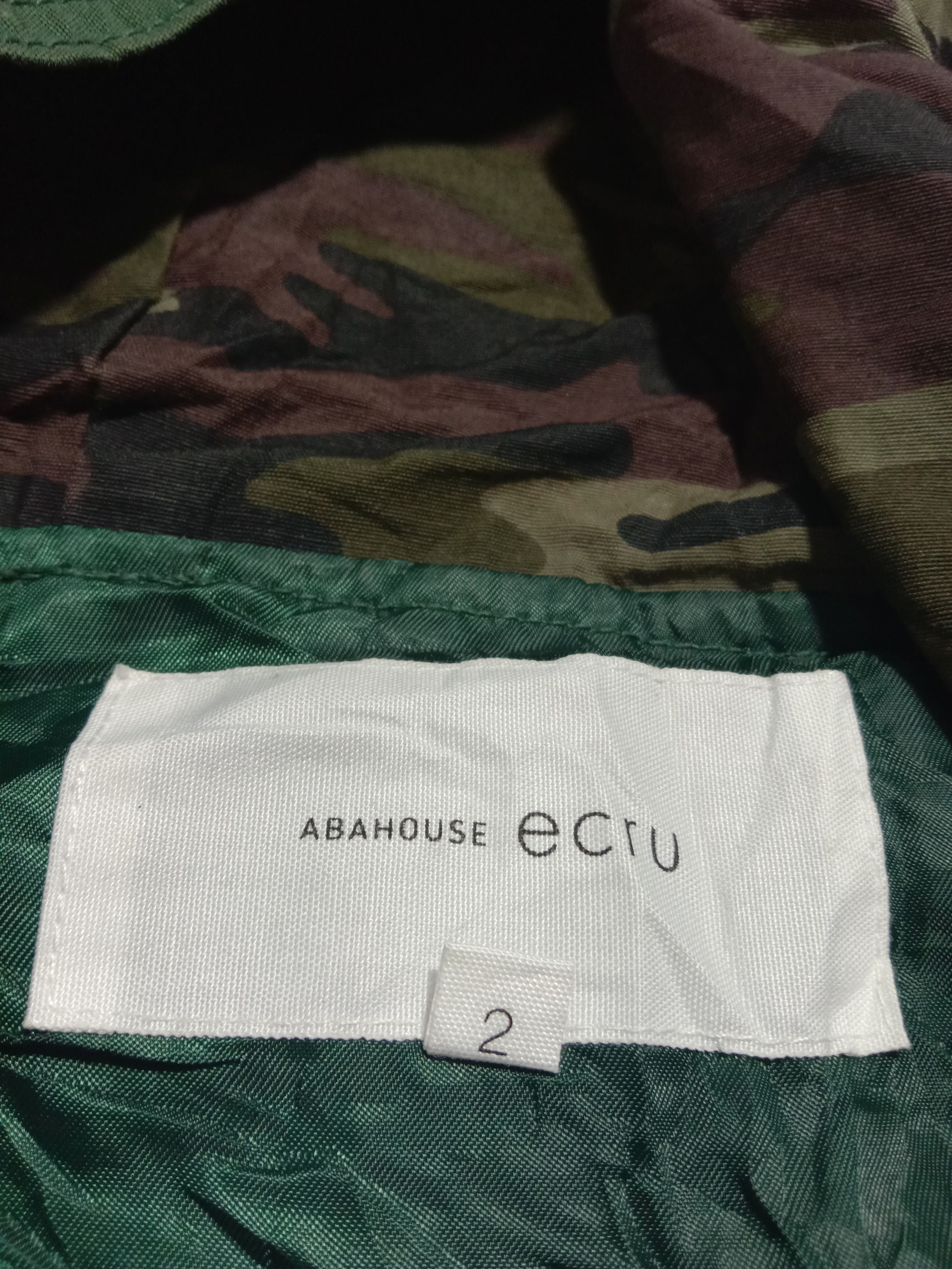 ABAHOUSE Abahouse Ecru Green Heavy Jacket Hoodies Military Style Size US S / EU 44-46 / 1 - 5 Thumbnail