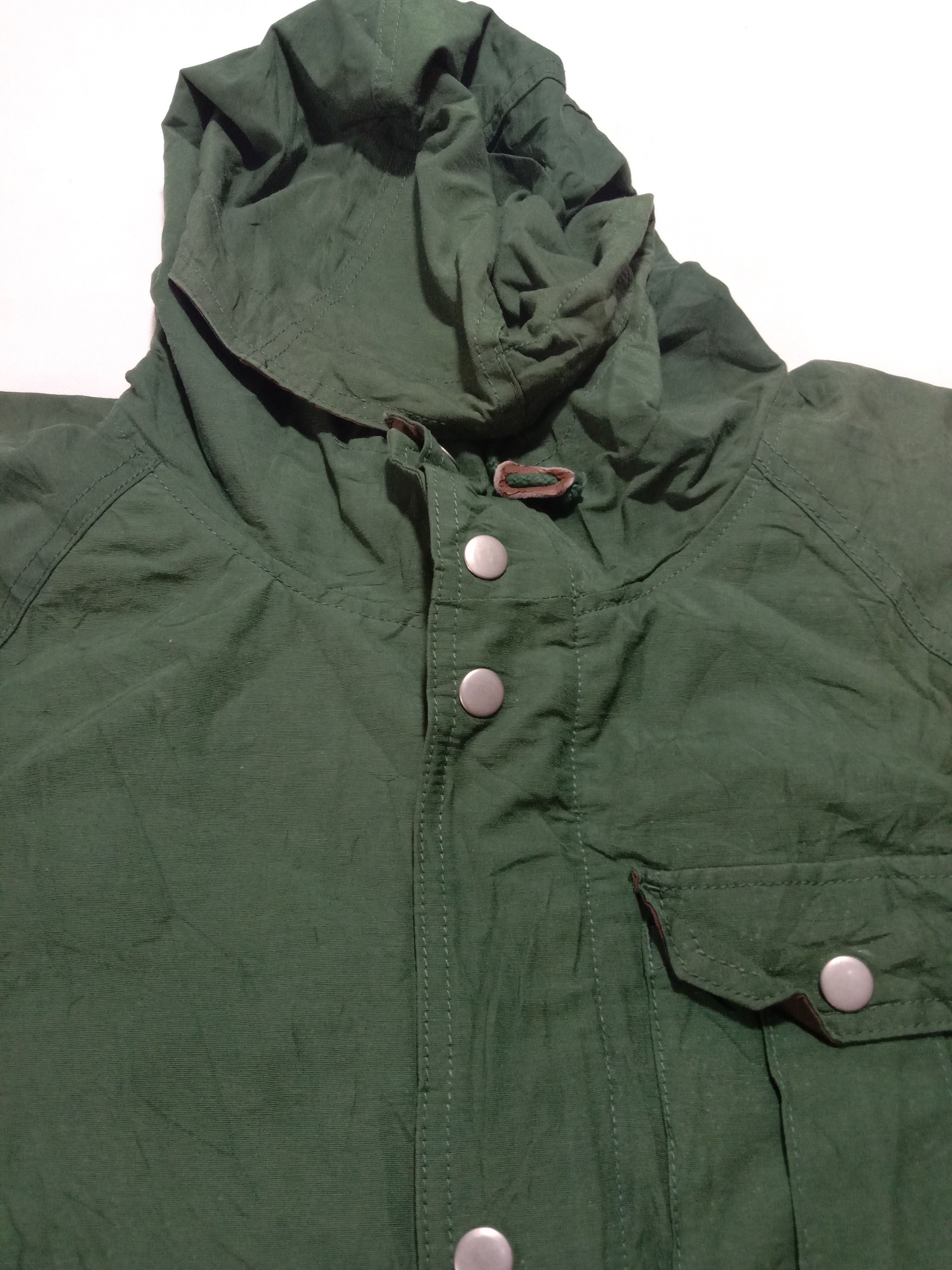 ABAHOUSE Abahouse Ecru Green Heavy Jacket Hoodies Military Style Size US S / EU 44-46 / 1 - 3 Thumbnail
