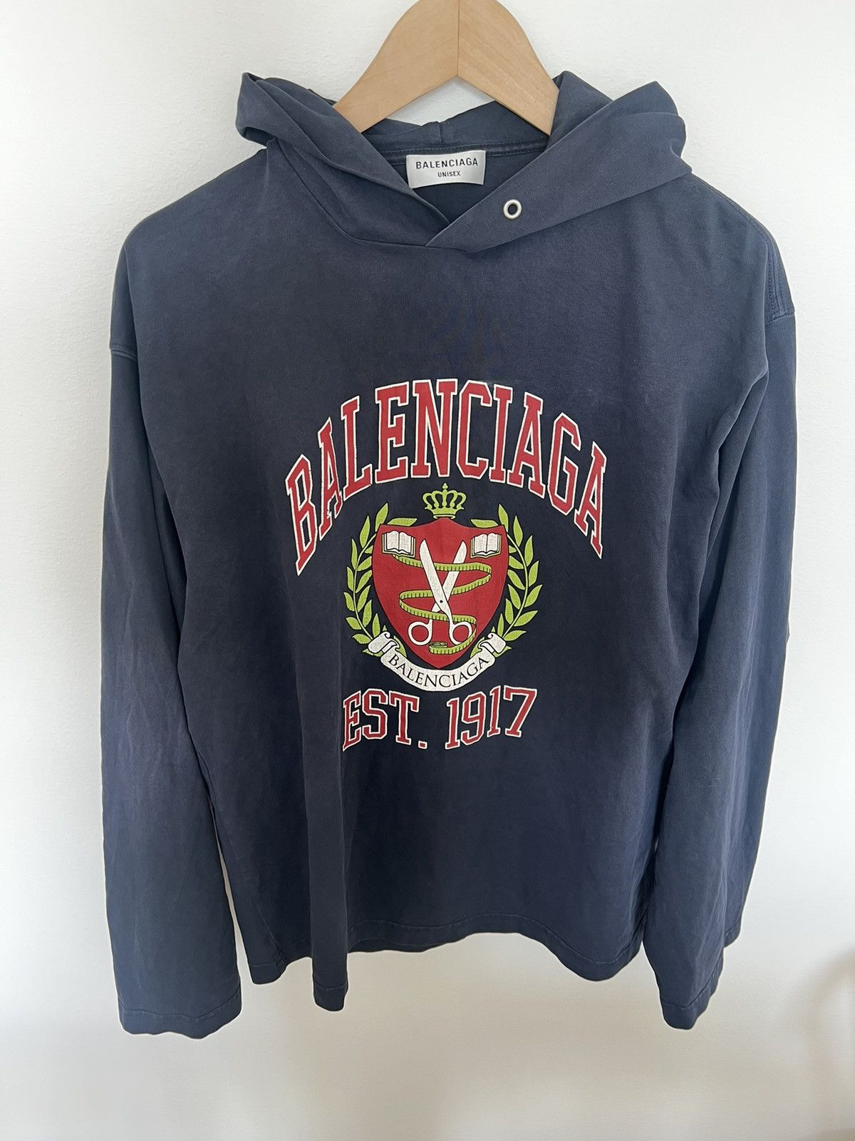 balenciaga hoodie grailed