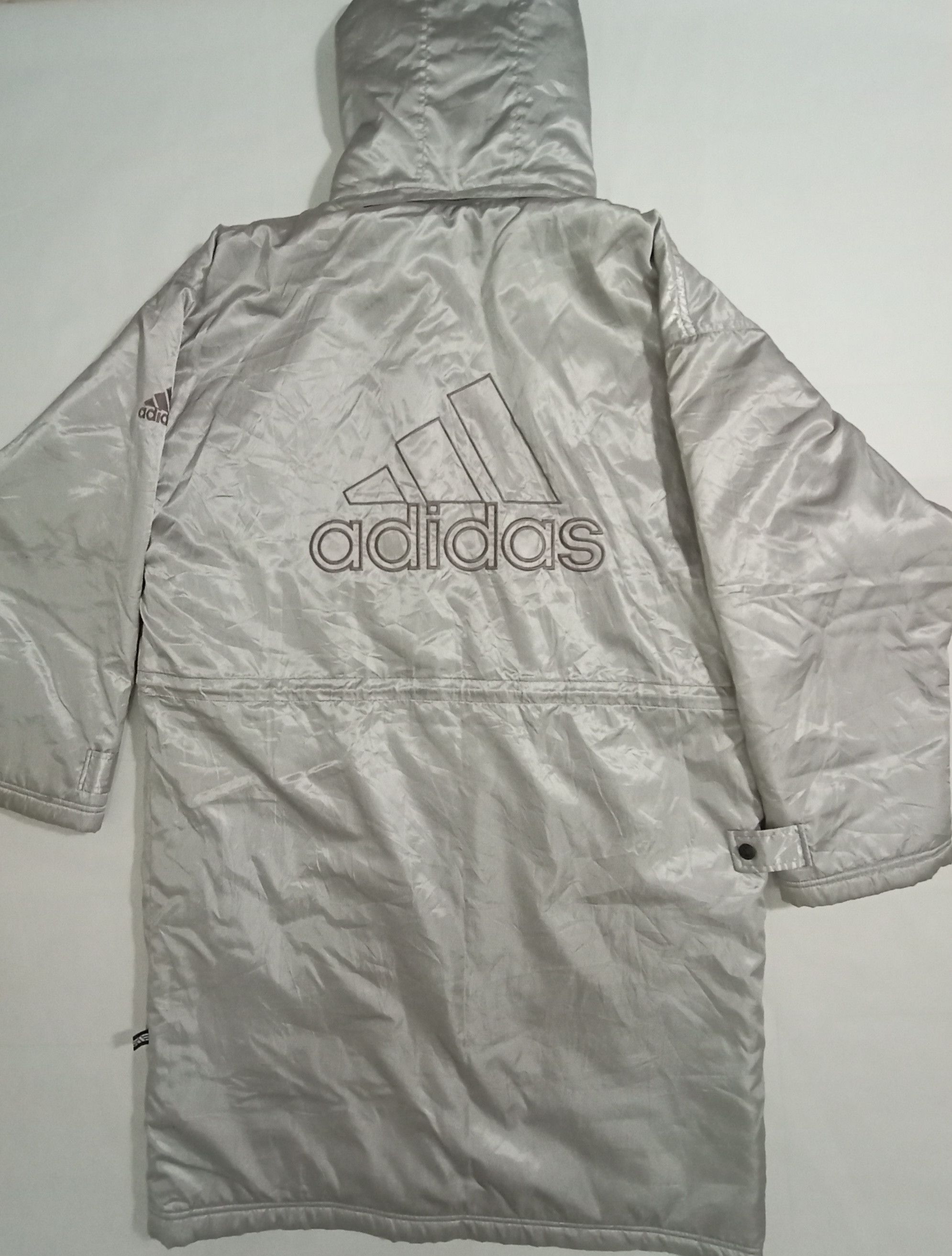 Adidas Vintage ADIDAS Parkas Sherpa Thick Jacket Winter Size US L / EU 52-54 / 3 - 1 Thumbnail
