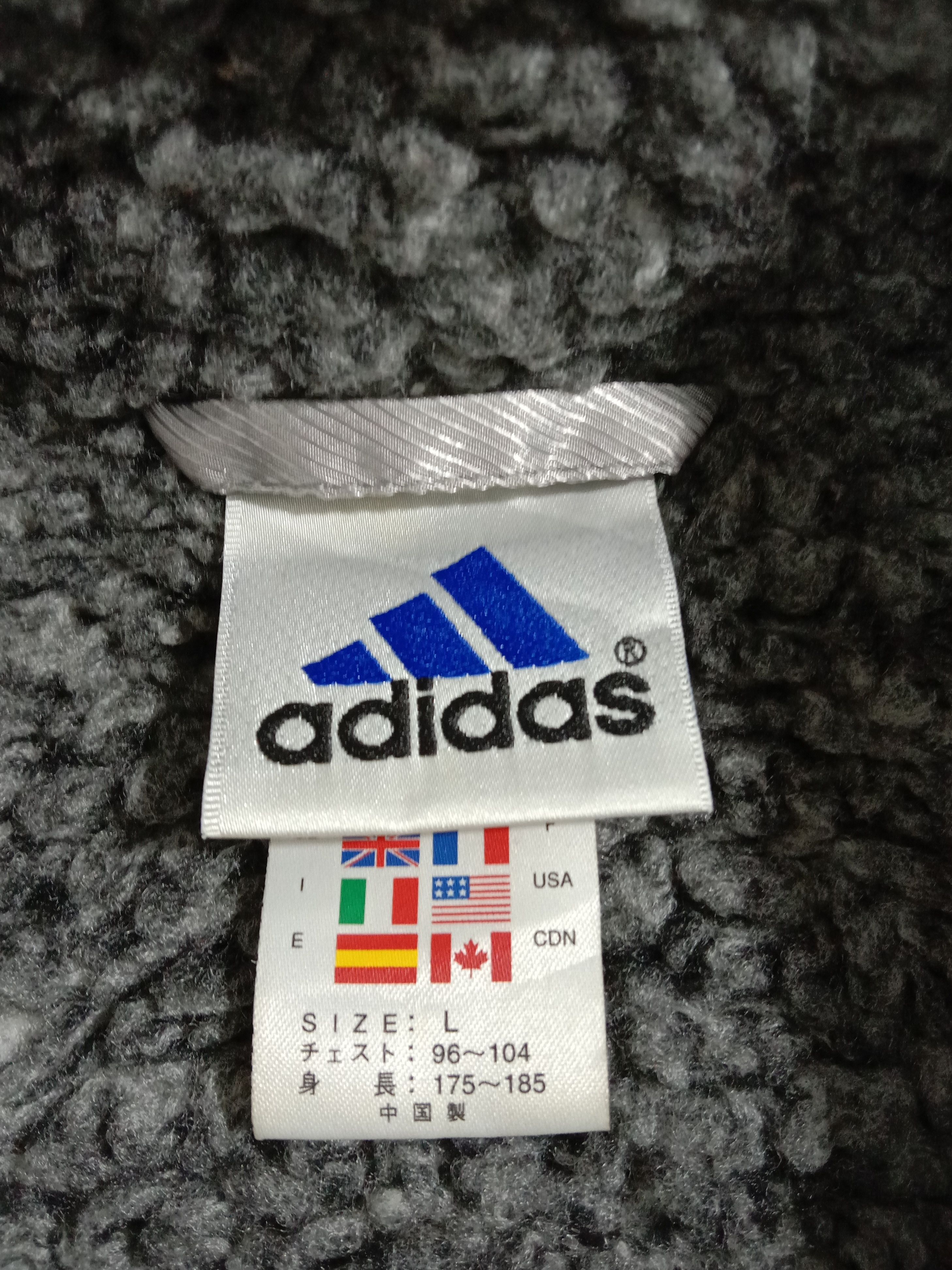 Adidas Vintage ADIDAS Parkas Sherpa Thick Jacket Winter Size US L / EU 52-54 / 3 - 7 Thumbnail