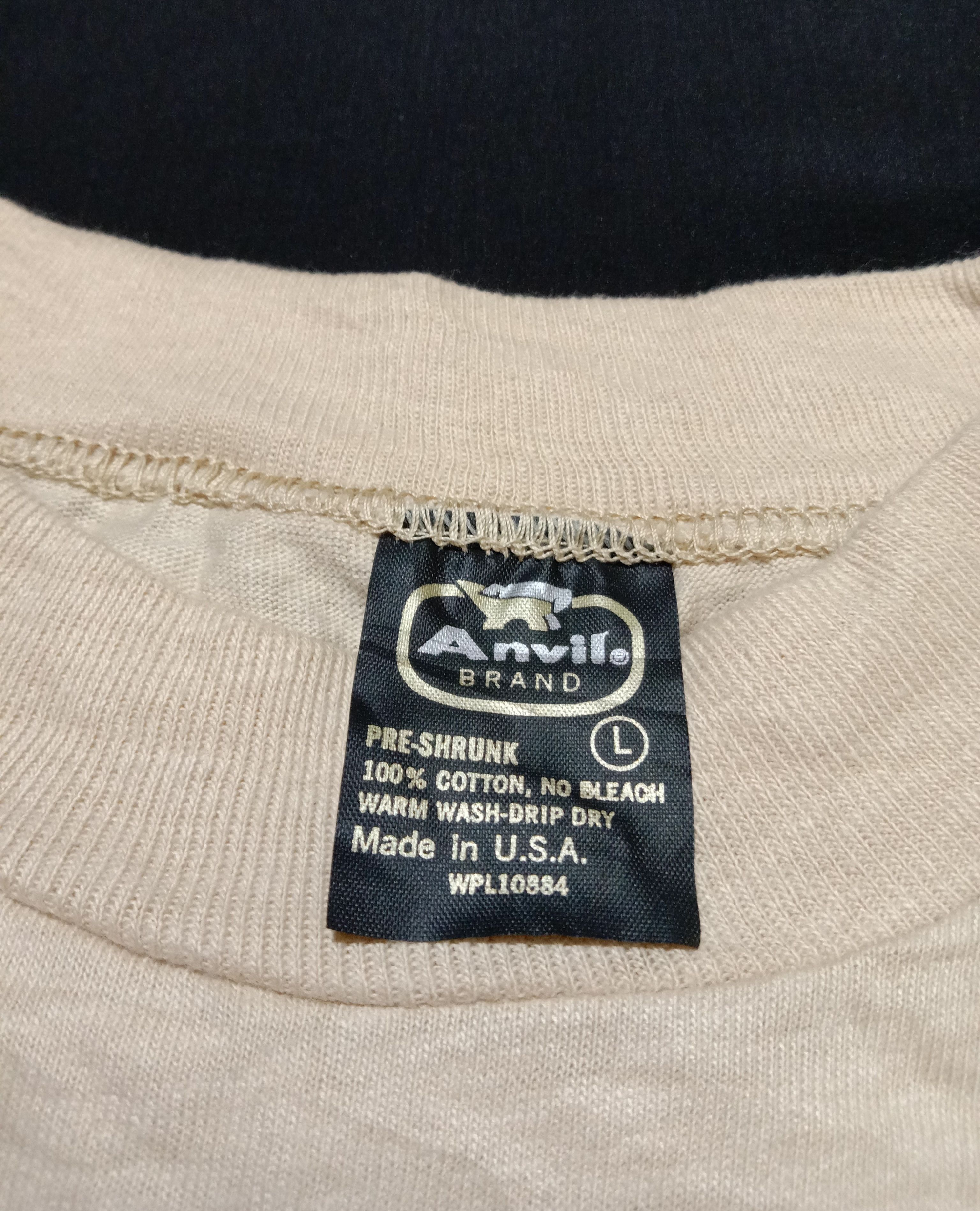 Anvil Vintage 80s Anvil L.A.F.D United Fire fighter 14km Run Tee Size US M / EU 48-50 / 2 - 5 Thumbnail
