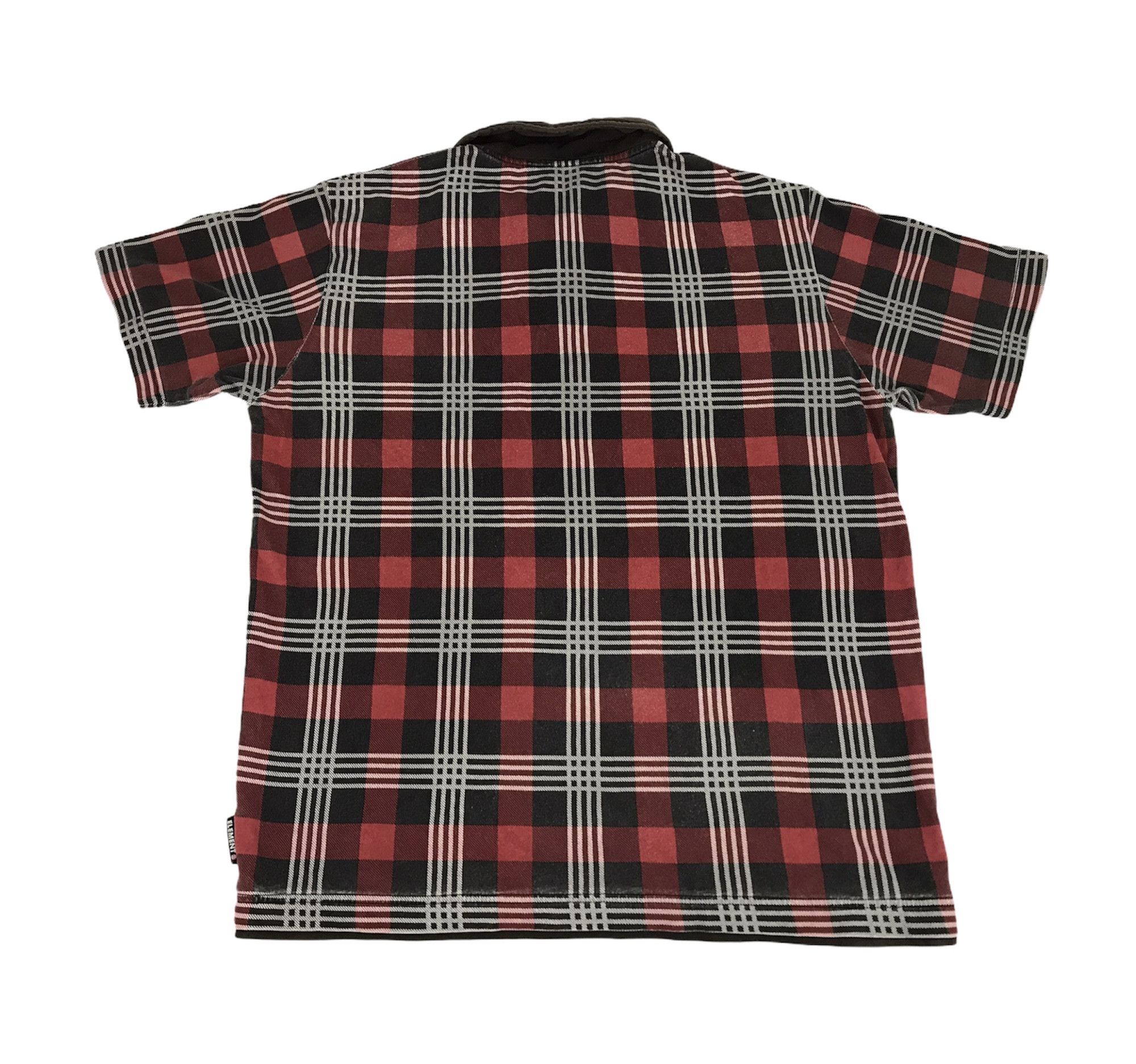 Element Vintage Elements Skate Skateboard Polo Tee Plaid Check Size US L / EU 52-54 / 3 - 7 Thumbnail
