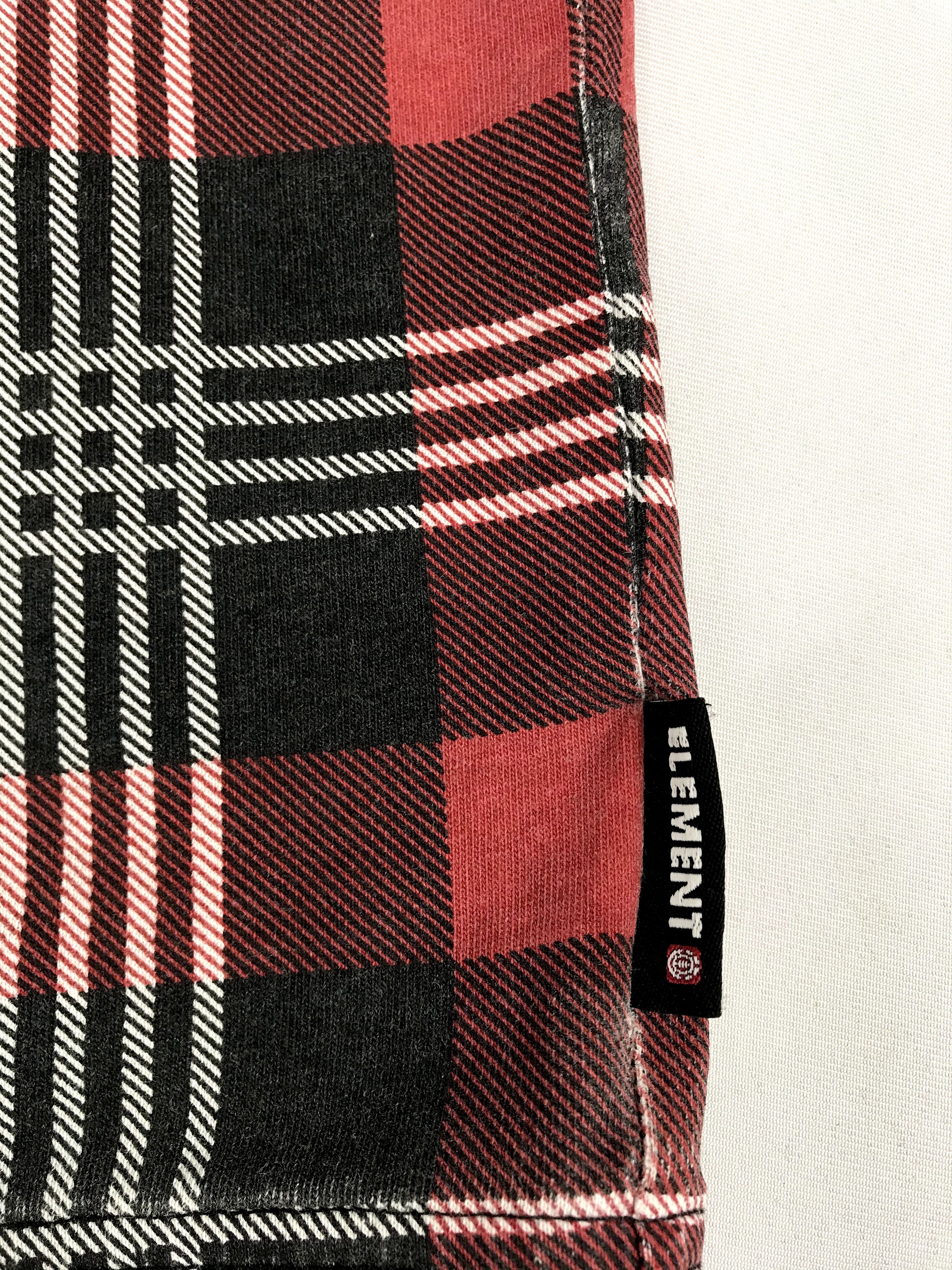 Element Vintage Elements Skate Skateboard Polo Tee Plaid Check Size US L / EU 52-54 / 3 - 6 Thumbnail