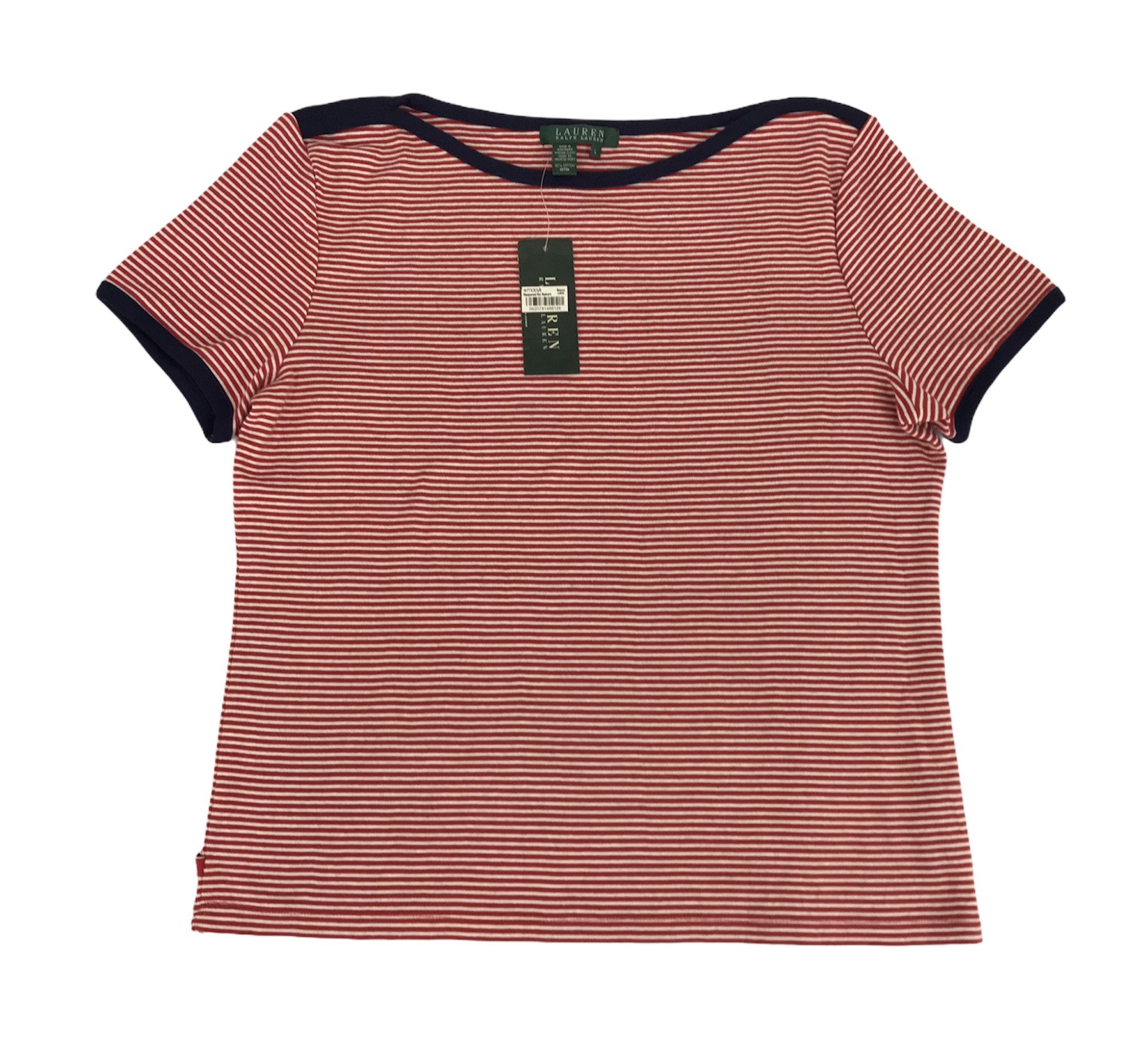 Ralph Lauren RLL Ralph Lauren Nwt Striped Tee T-shirt Size S / US 4 / IT 40 - 1 Thumbnail