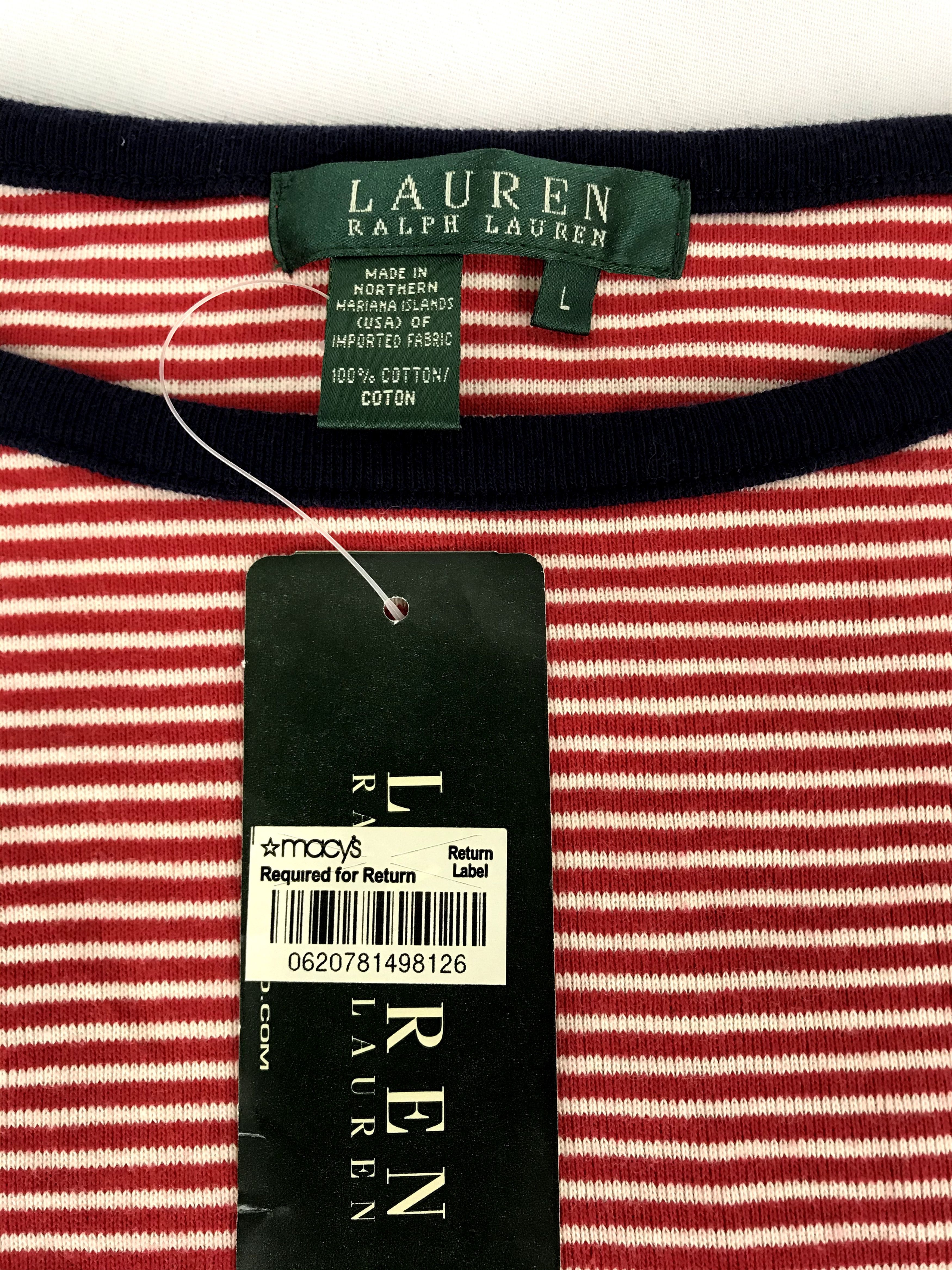 Ralph Lauren RLL Ralph Lauren Nwt Striped Tee T-shirt Size S / US 4 / IT 40 - 3 Thumbnail