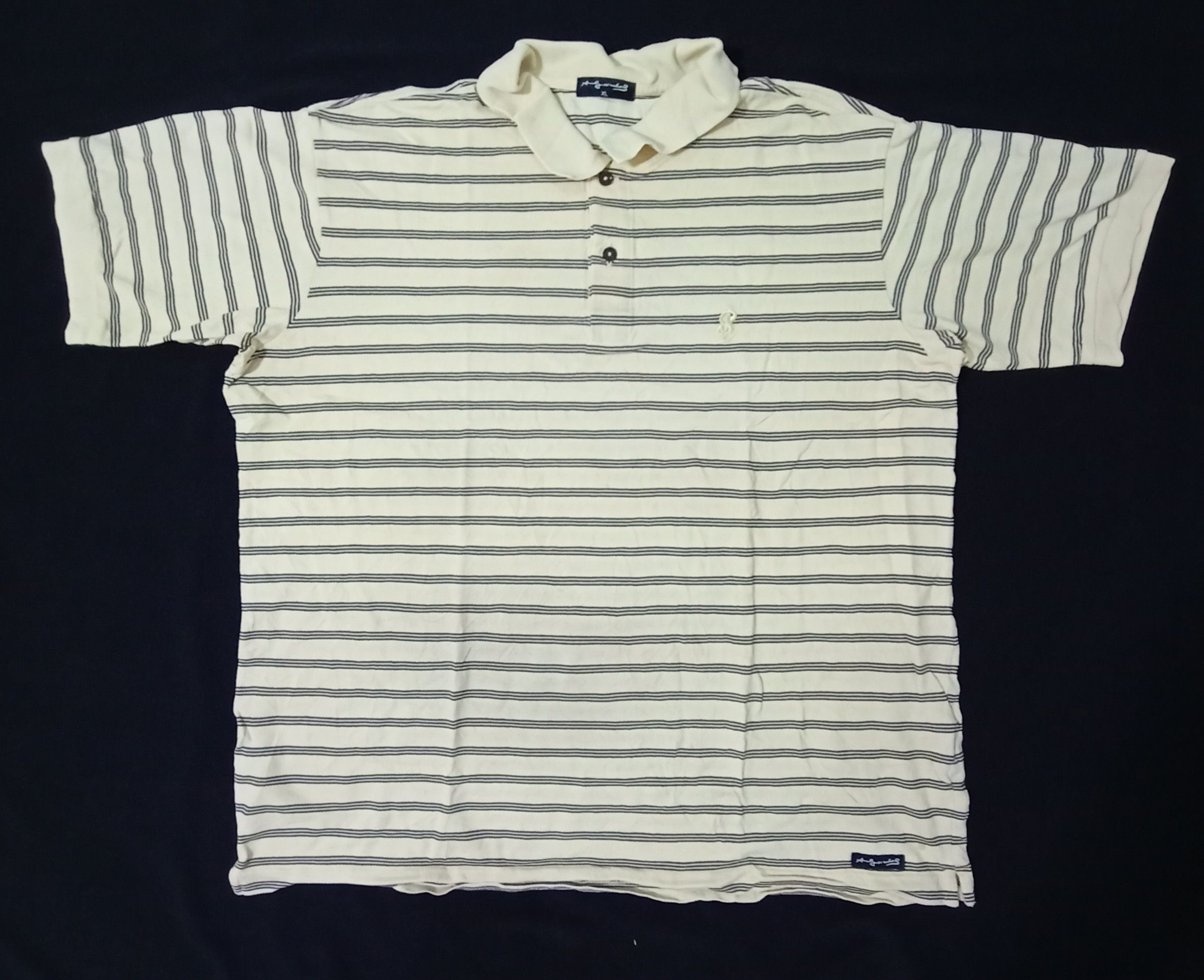 Andy Warhol Andy Warhol Polo Shirt Tee Striped Pop Art Classic Size XL / US 12-14 / IT 48-50 - 1 Thumbnail