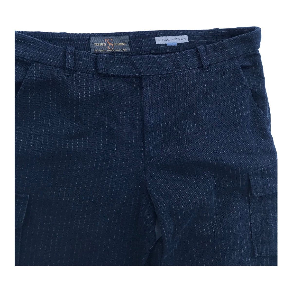 Japanese Brand Human Woman Tactical Multipocket Cargo Streetwear Pants Size 30" / US 8 / IT 44 - 4 Thumbnail