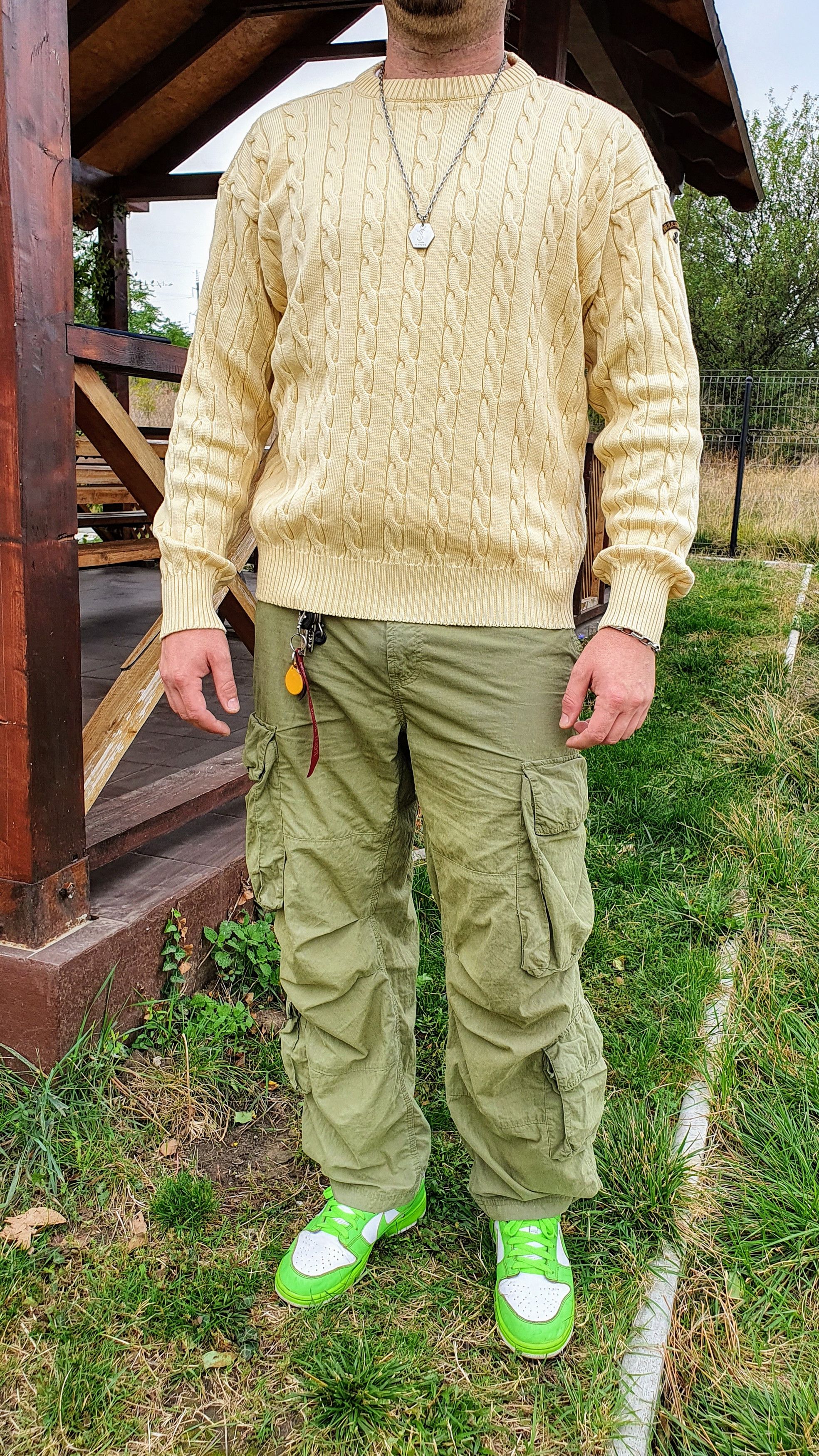 Paul & Shark × Vintage 90s Paul and Shark Knitted Yachting Wool Sweater Italian Size US L / EU 52-54 / 3 - 5 Thumbnail