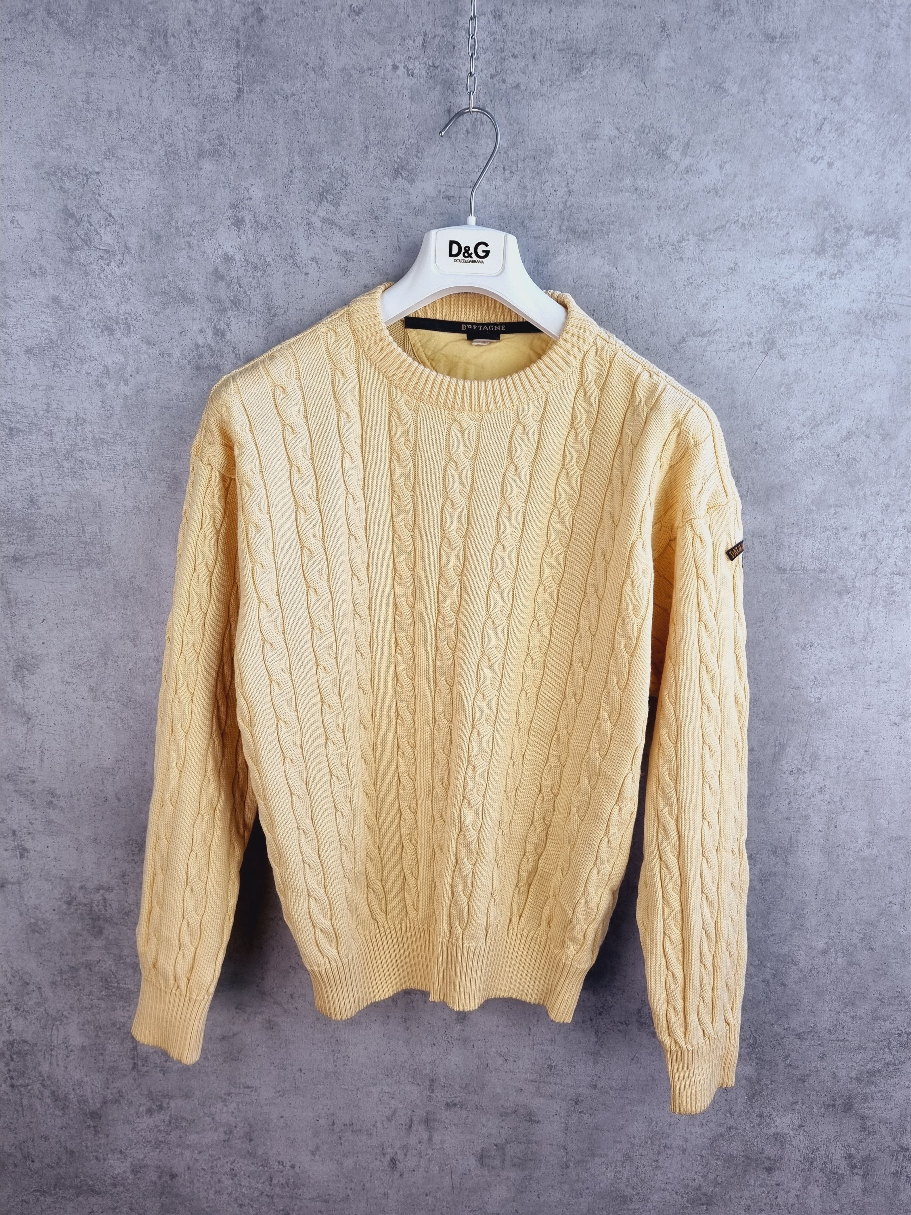 Paul & Shark × Vintage 90s Paul and Shark Knitted Yachting Wool Sweater Italian Size US L / EU 52-54 / 3 - 15 Thumbnail