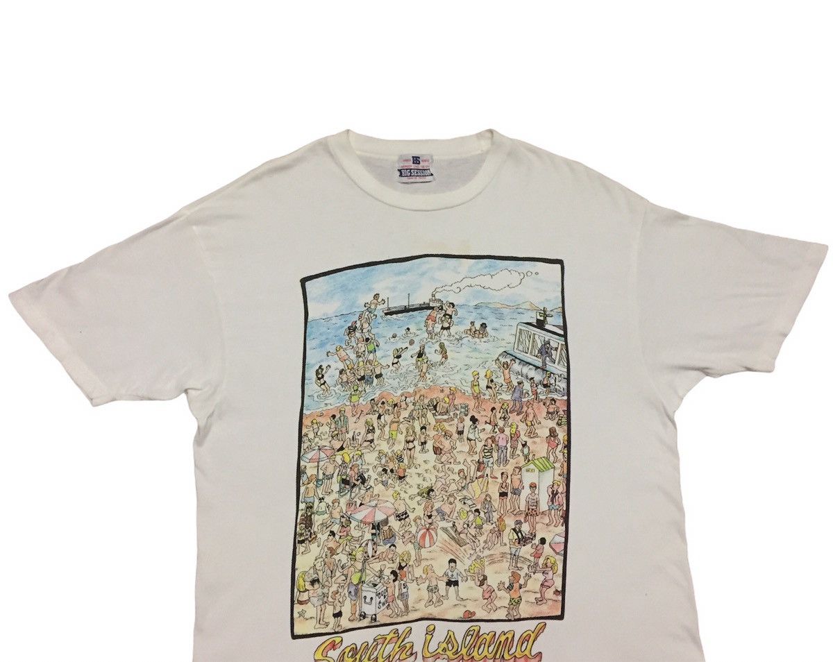 Band Tees Vintage South Island Vacation.018 Single Stitch Tee Size US M / EU 48-50 / 2 - 3 Thumbnail