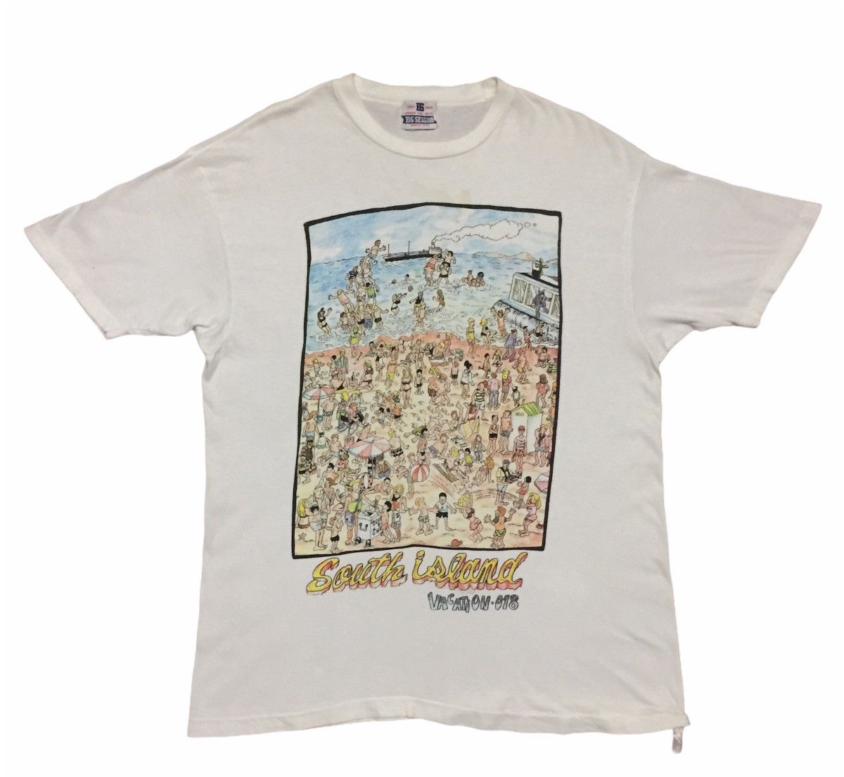 Band Tees Vintage South Island Vacation.018 Single Stitch Tee Size US M / EU 48-50 / 2 - 1 Thumbnail