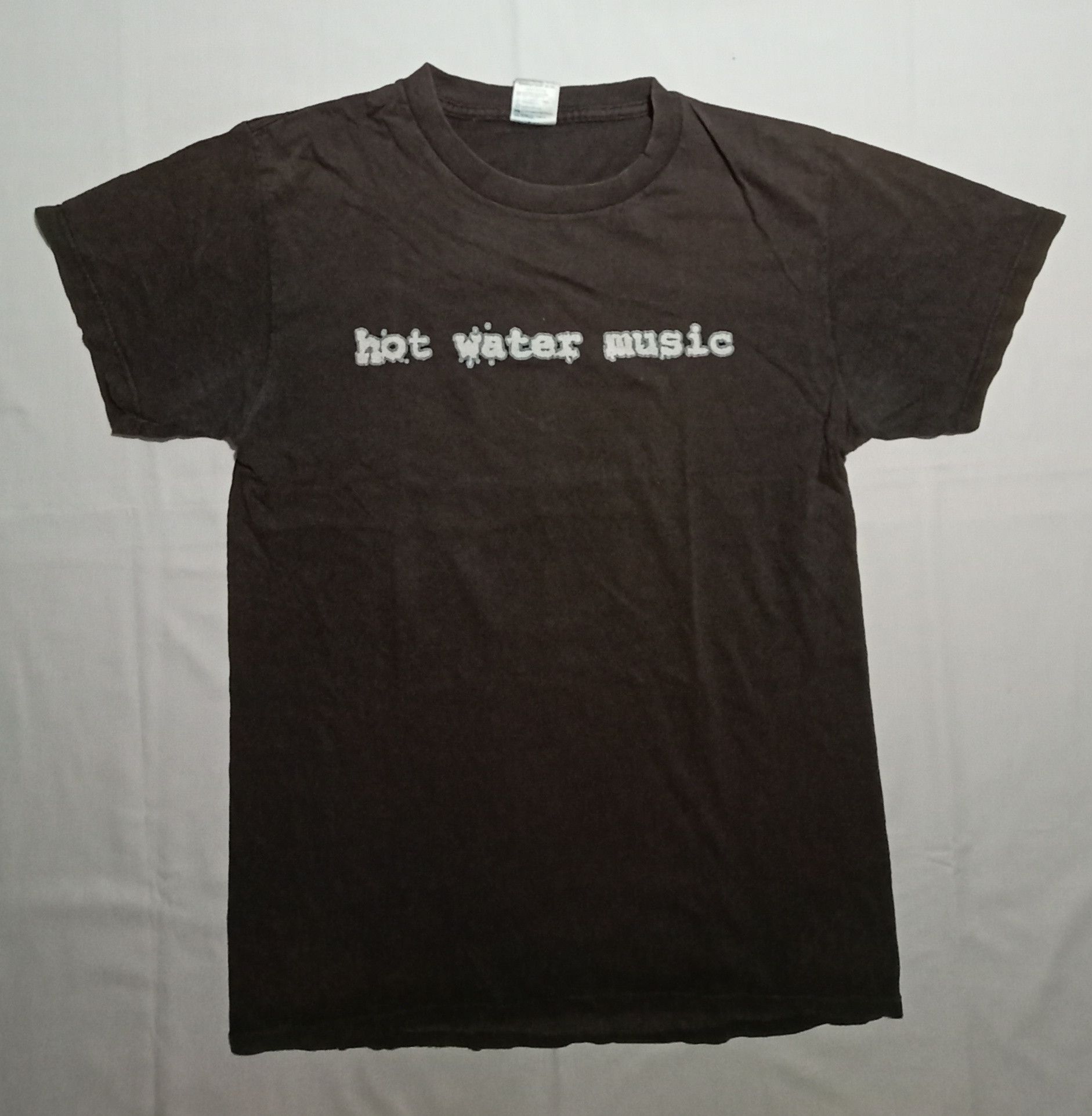 Band Tees Vintage 90s Hot Water Music Caution Tee Punk Rock Core Size US S / EU 44-46 / 1 - 2 Thumbnail