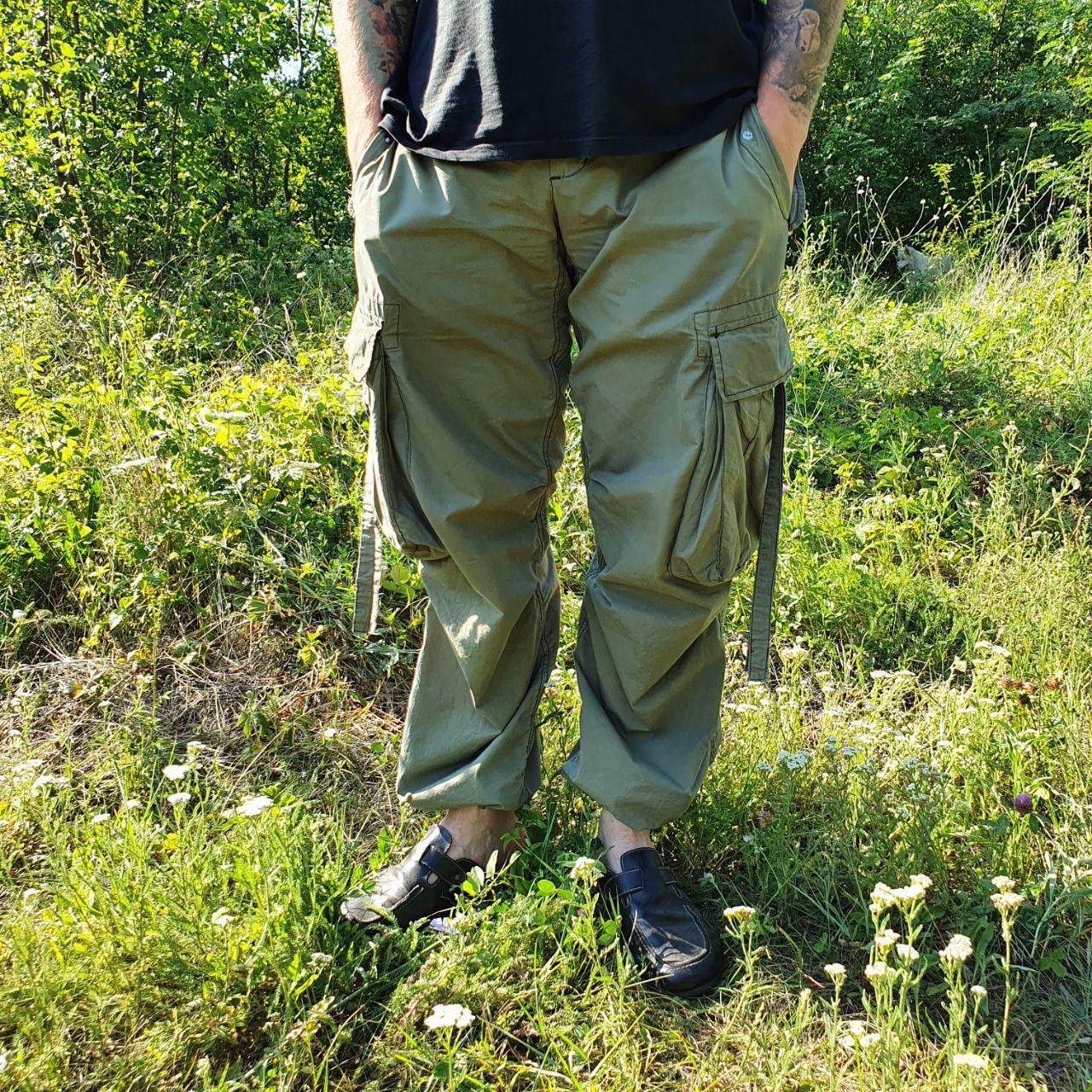 Japanese Brand × Vintage Rare buggy Military Cargo Adventure light fabrics Pants Size US 32 / EU 48 - 14 Thumbnail