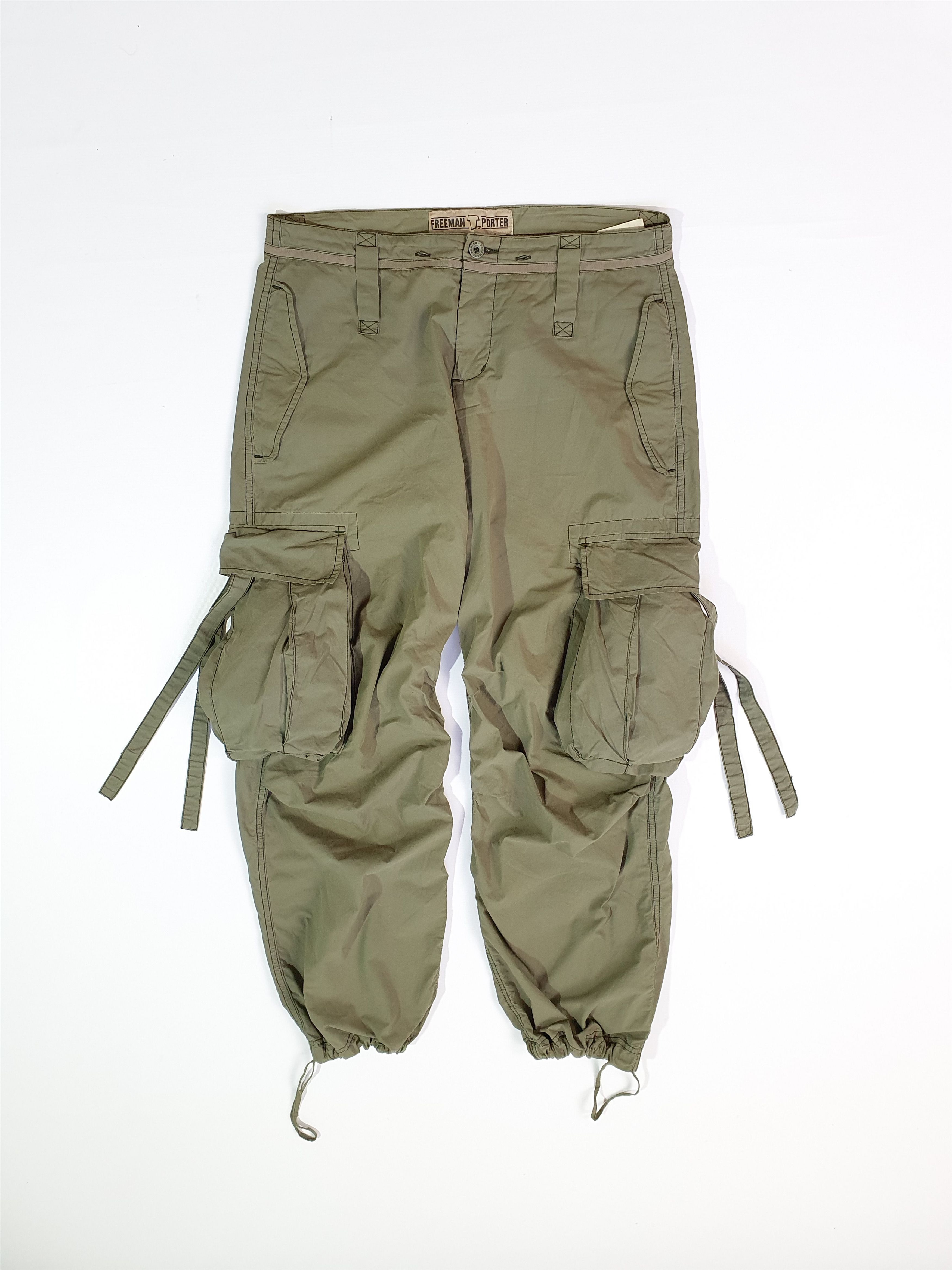 Japanese Brand × Vintage Rare buggy Military Cargo Adventure light fabrics Pants Size US 32 / EU 48 - 3 Thumbnail
