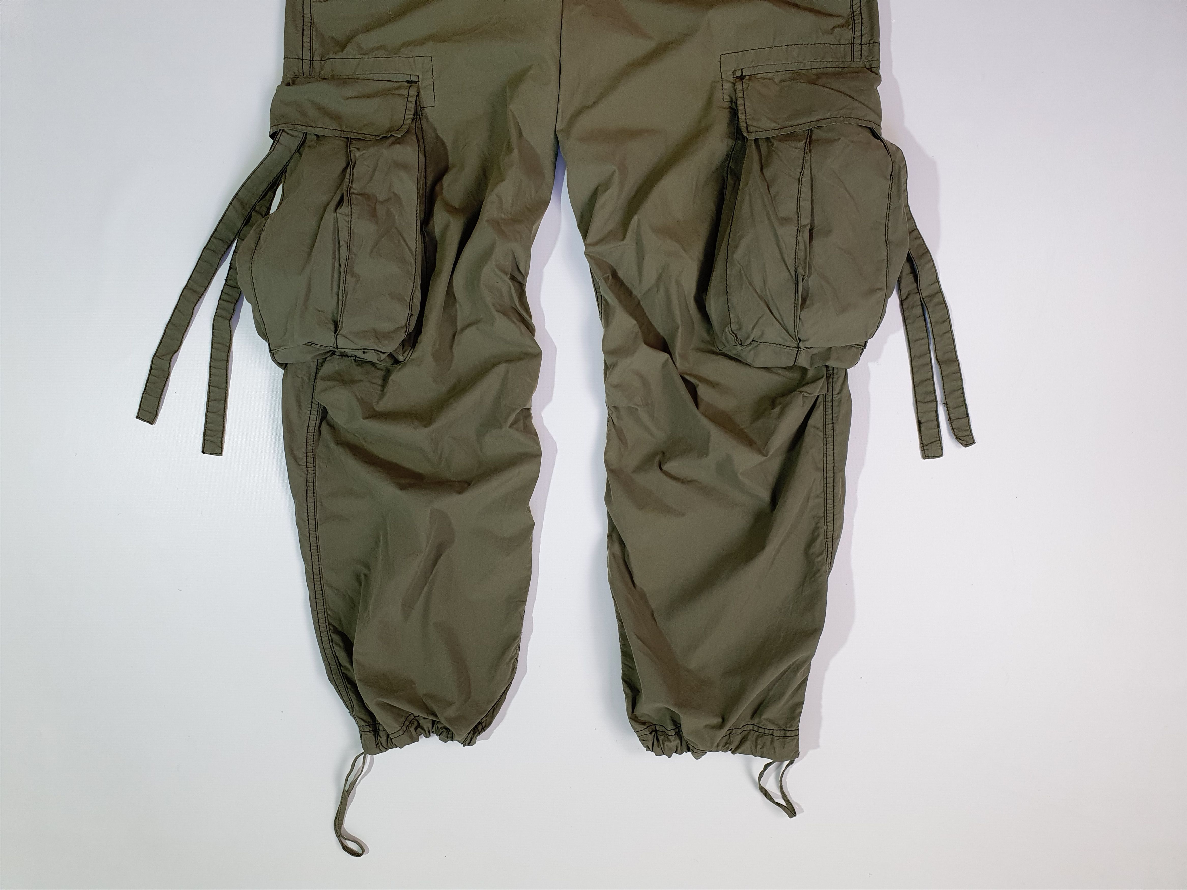 Japanese Brand × Vintage Rare buggy Military Cargo Adventure light fabrics Pants Size US 32 / EU 48 - 4 Thumbnail