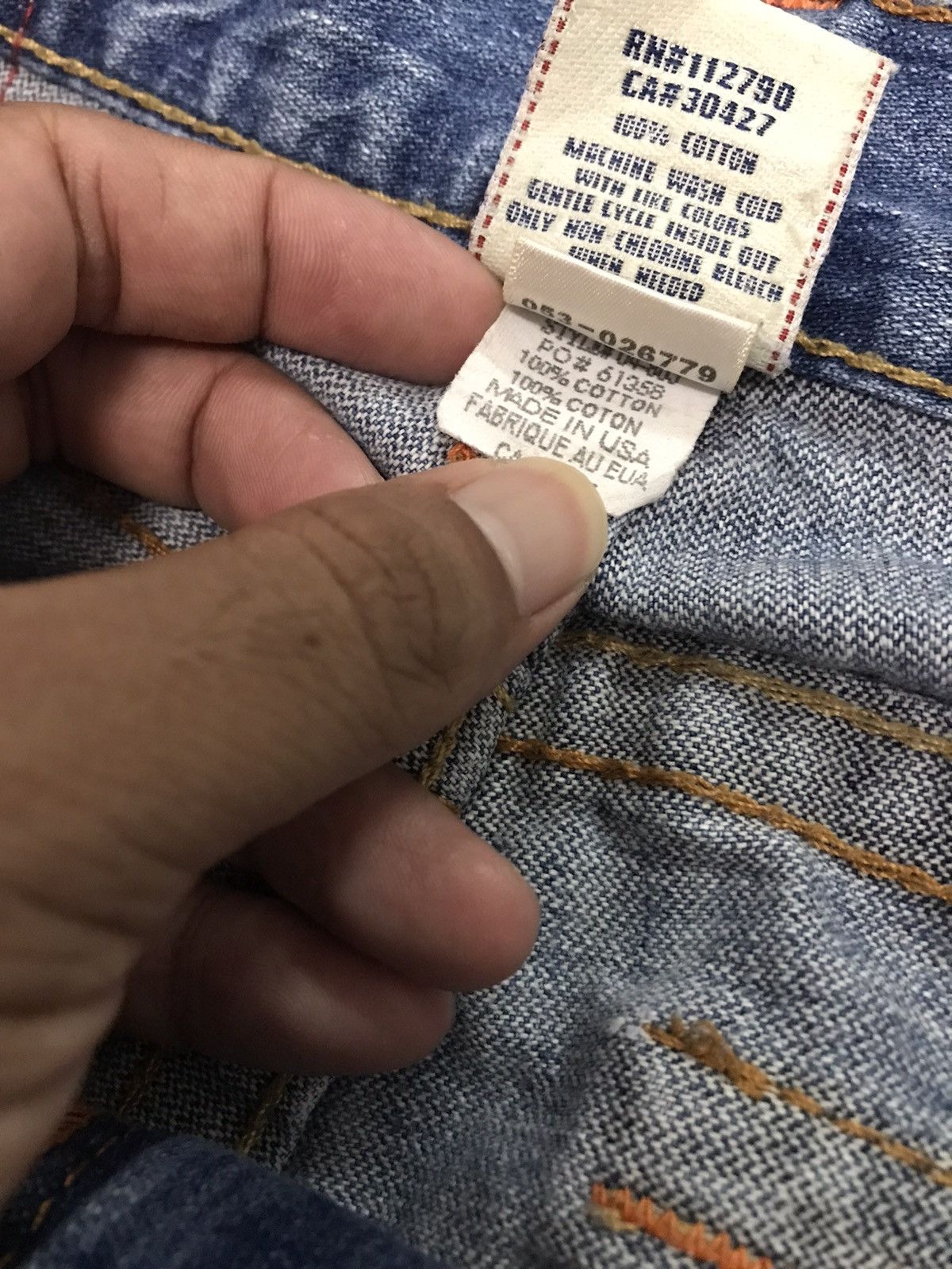 True Religion Vintage True Religion Joey Distressed Denim Flared Jeans Size US 32 / EU 48 - 7 Thumbnail