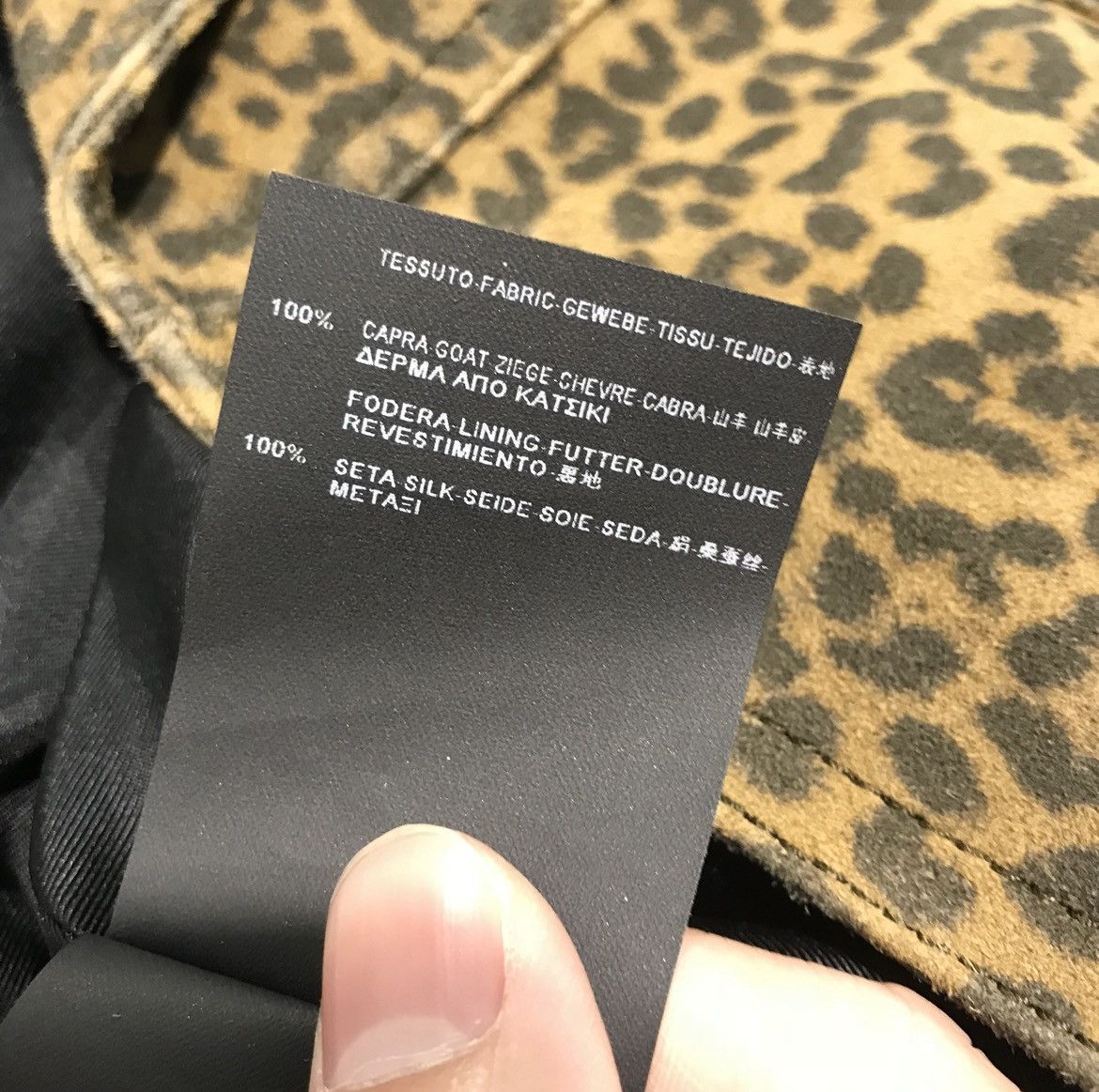 Hedi Slimane × Saint Laurent Paris 15SS Hedi Leopard Suede Trapper Jacket Sz46 Size US M / EU 48-50 / 2 - 6 Thumbnail