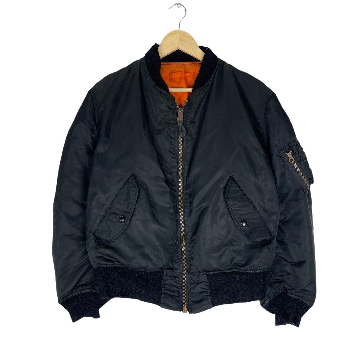 Alpha Industries ☀️ALPHA INDUSTRIES REVERSIBLE FLYER MA1 BOMBER RIOT JACKET Size US M / EU 48-50 / 2 - 2 Thumbnail